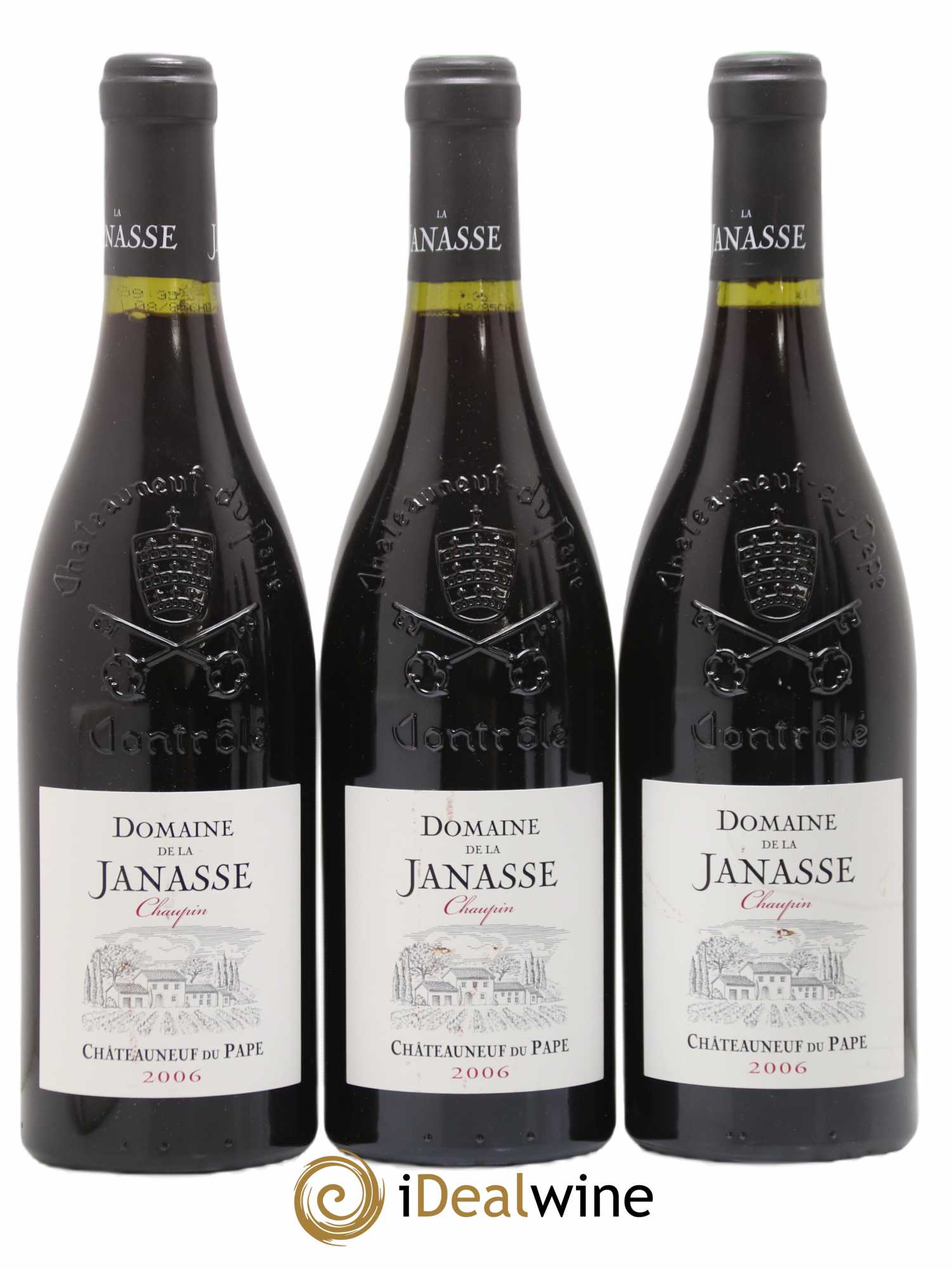 Châteauneuf-du-Pape Cuvée Chaupin La Janasse (Domaine de) (sans prix de réserve) 2006 - Lot de 3 bouteilles - 0