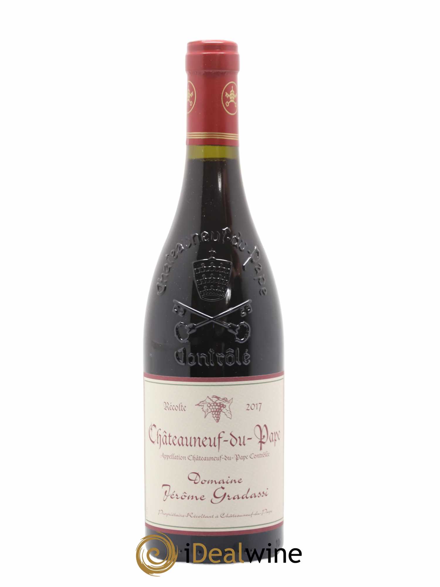 Châteauneuf-du-Pape Domaine Gradassi 2017 - Lot de 1 bouteille - 0