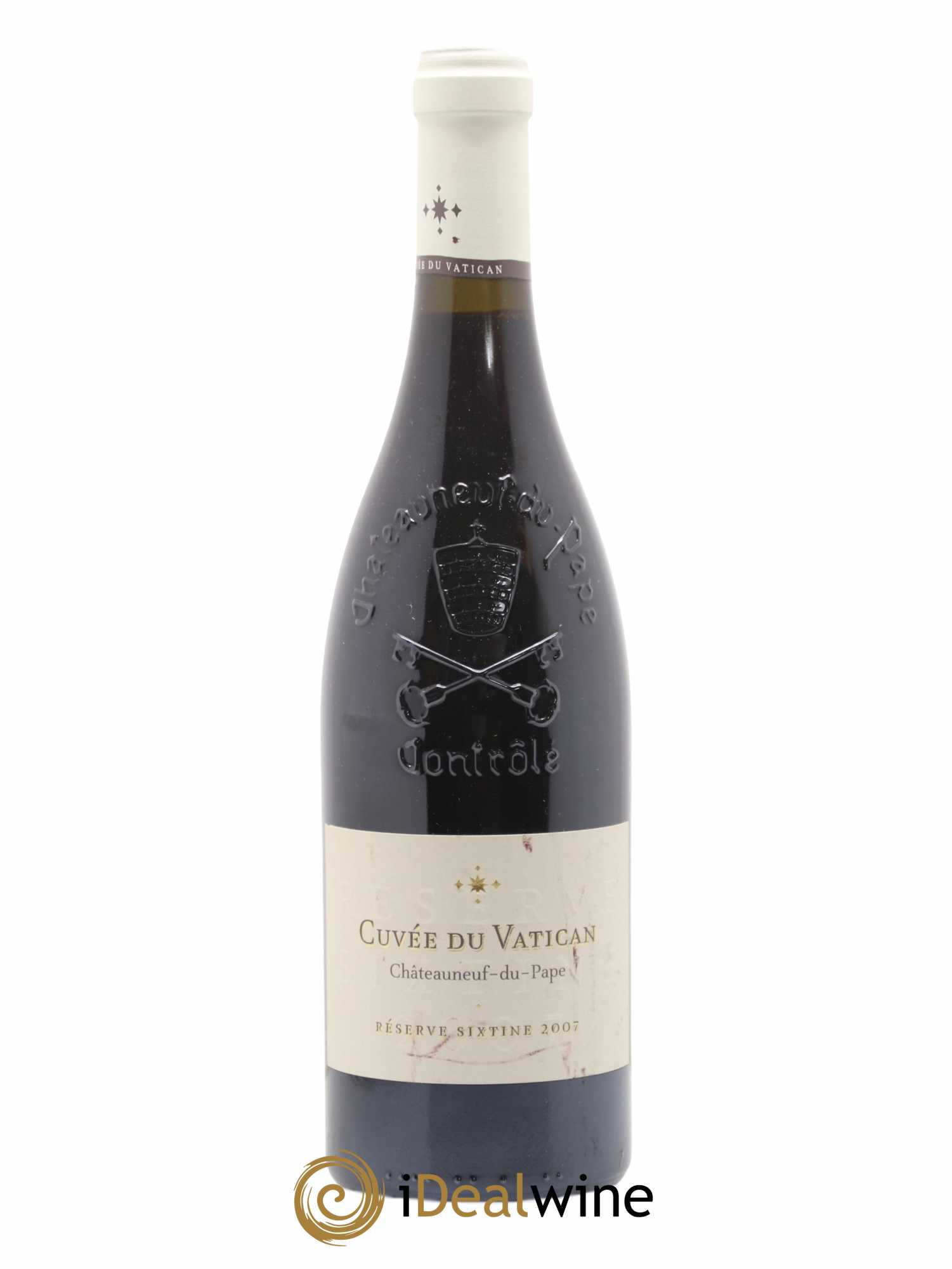 Châteauneuf-du-Pape Cuvée du Vatican Réserve Sixtine Famille Diffonty 2007 - Lot de 1 bouteille - 0
