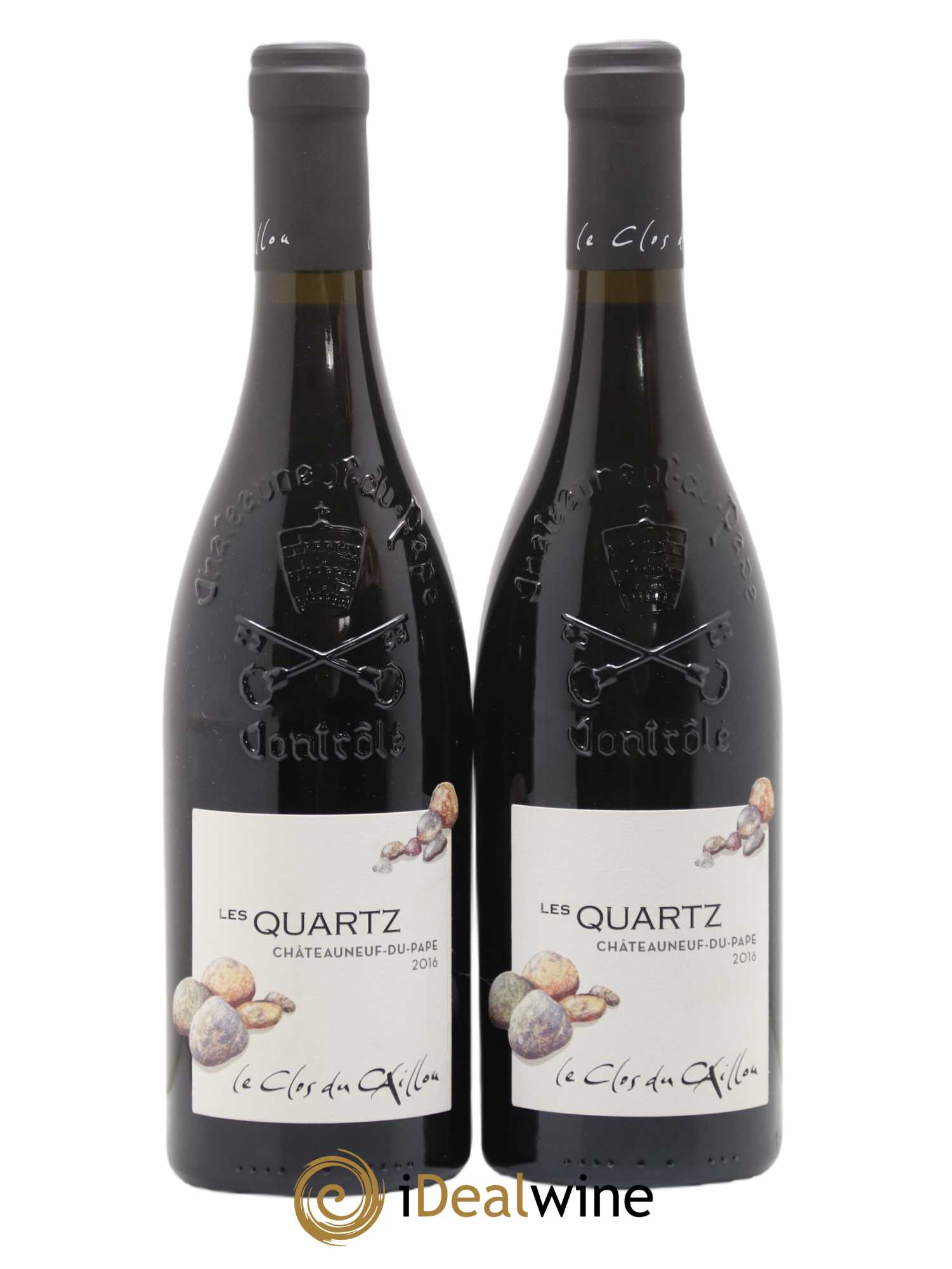Châteauneuf-du-Pape Les Quartz Clos du Caillou 2016 - Lot de 2 bouteilles - 0