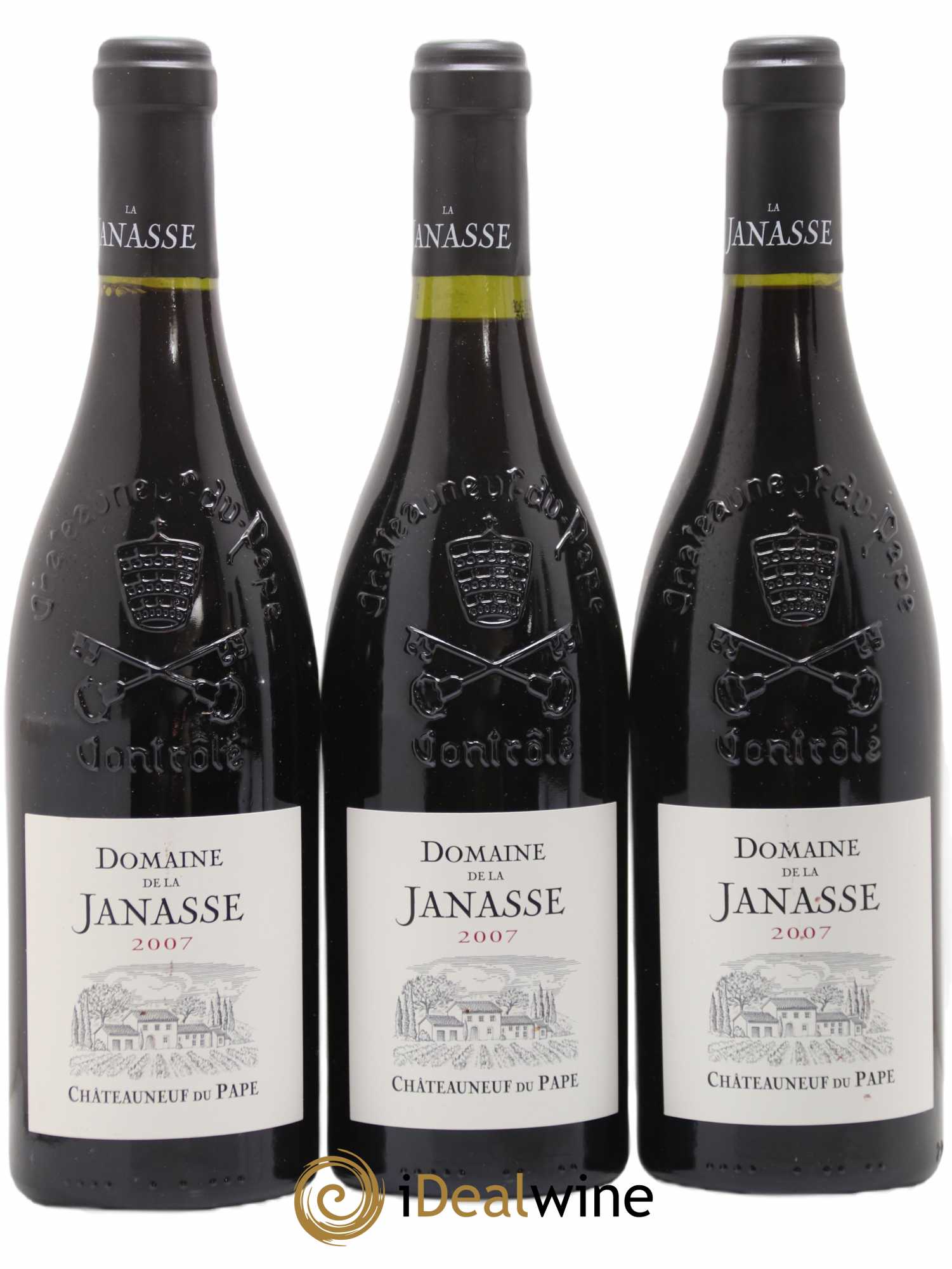 Châteauneuf-du-Pape La Janasse (Domaine de) 2007 - Lot de 3 bouteilles - 0