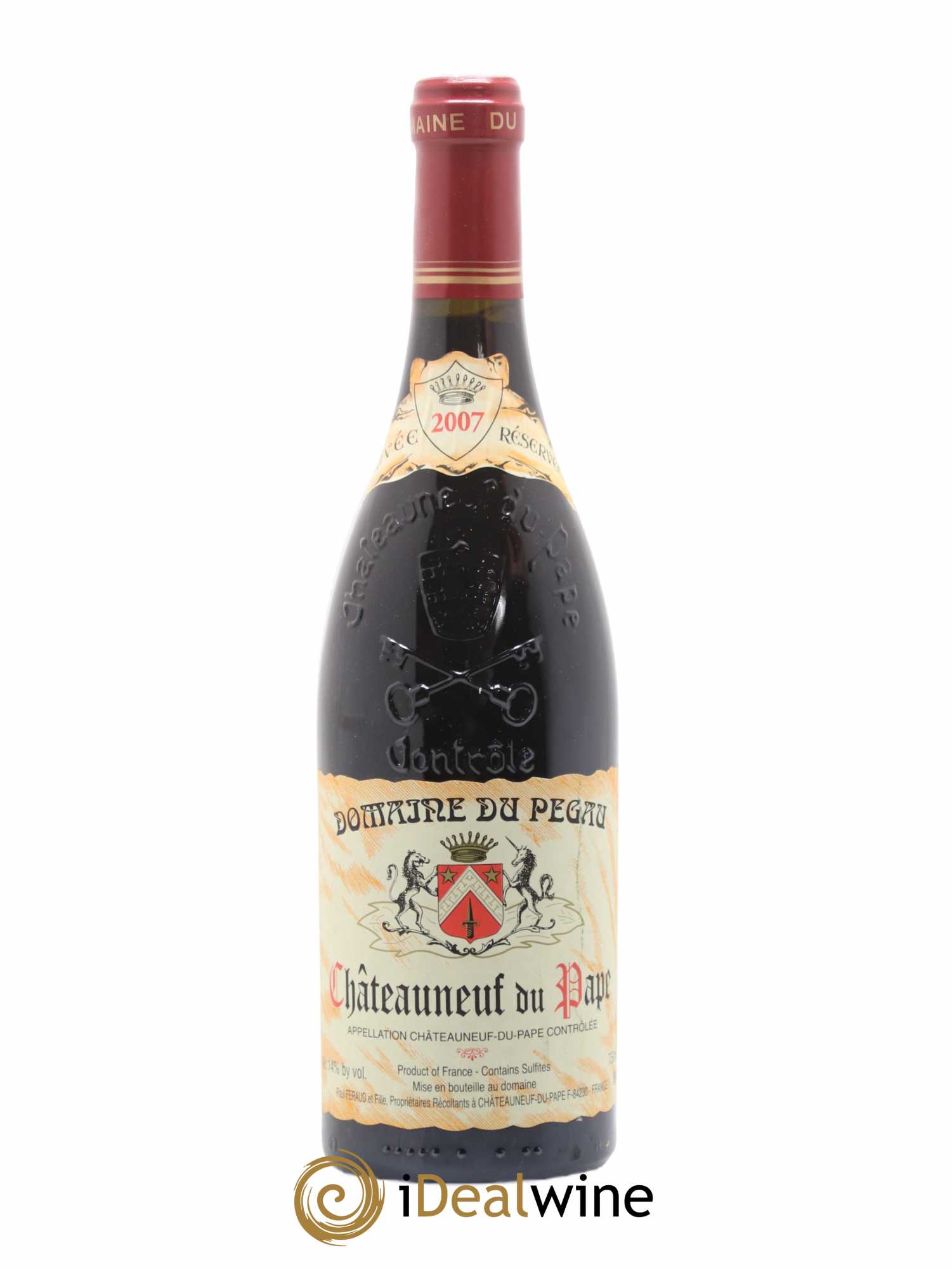 Châteauneuf-du-Pape Domaine du Pégau Cuvée Réservée Paul et Laurence Féraud 2007 - Lot de 1 bouteille - 0