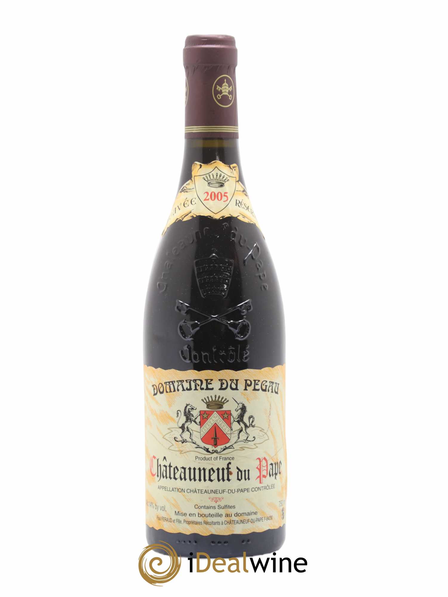 Châteauneuf-du-Pape Domaine du Pégau Cuvée Réservée Paul et Laurence Féraud 2005 - Lot de 1 bouteille - 0