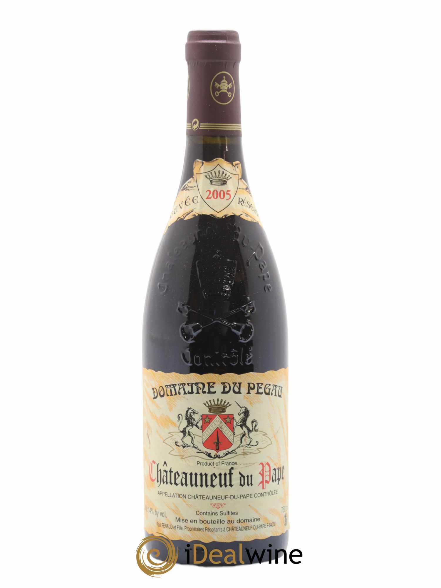 Châteauneuf-du-Pape Domaine du Pégau Cuvée Réservée Paul et Laurence Féraud 2005 - Lot de 1 bouteille - 0