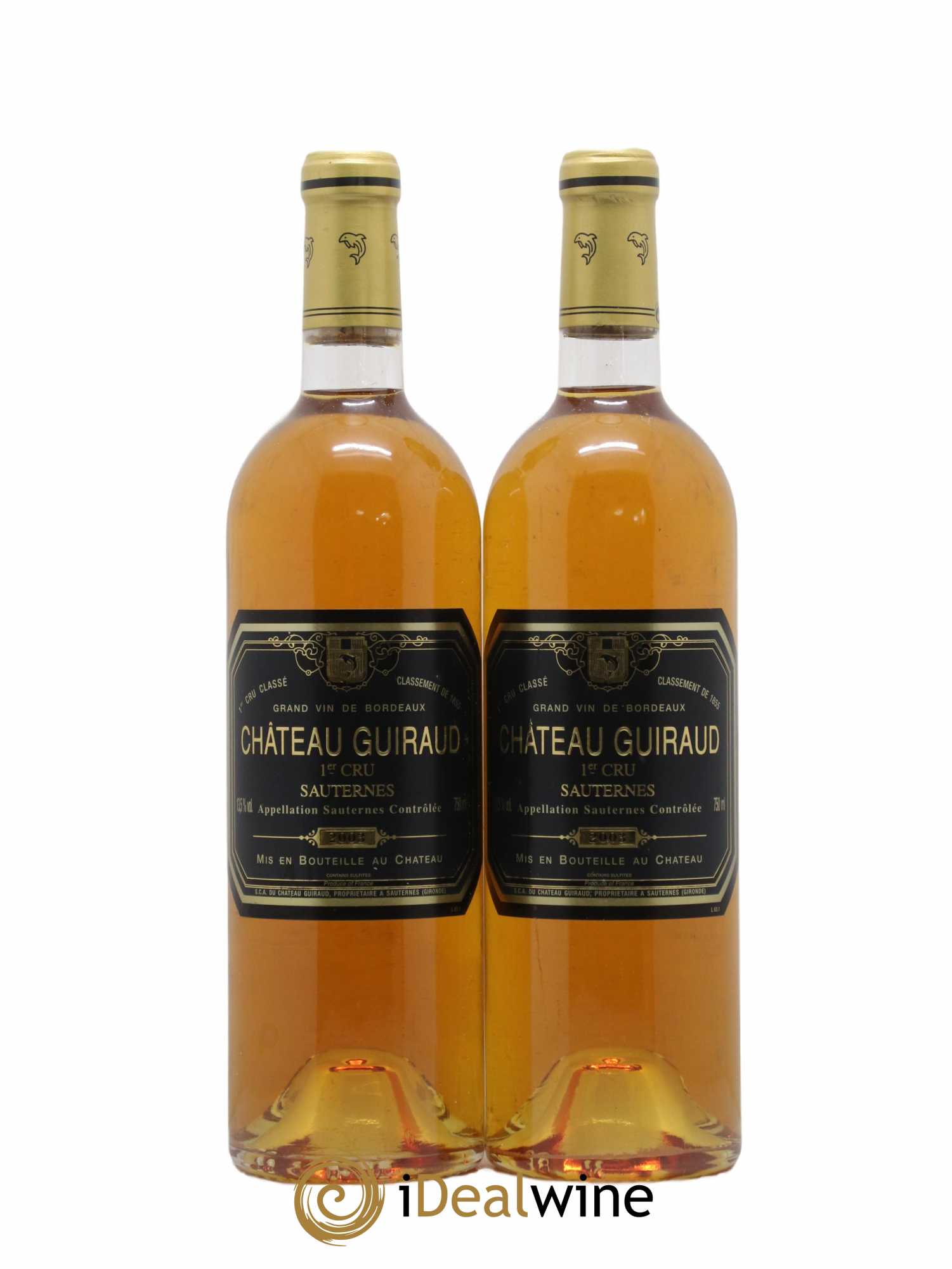 Château Guiraud 1er Grand Cru Classé 2003 - Lotto di 2 bottiglie - 0