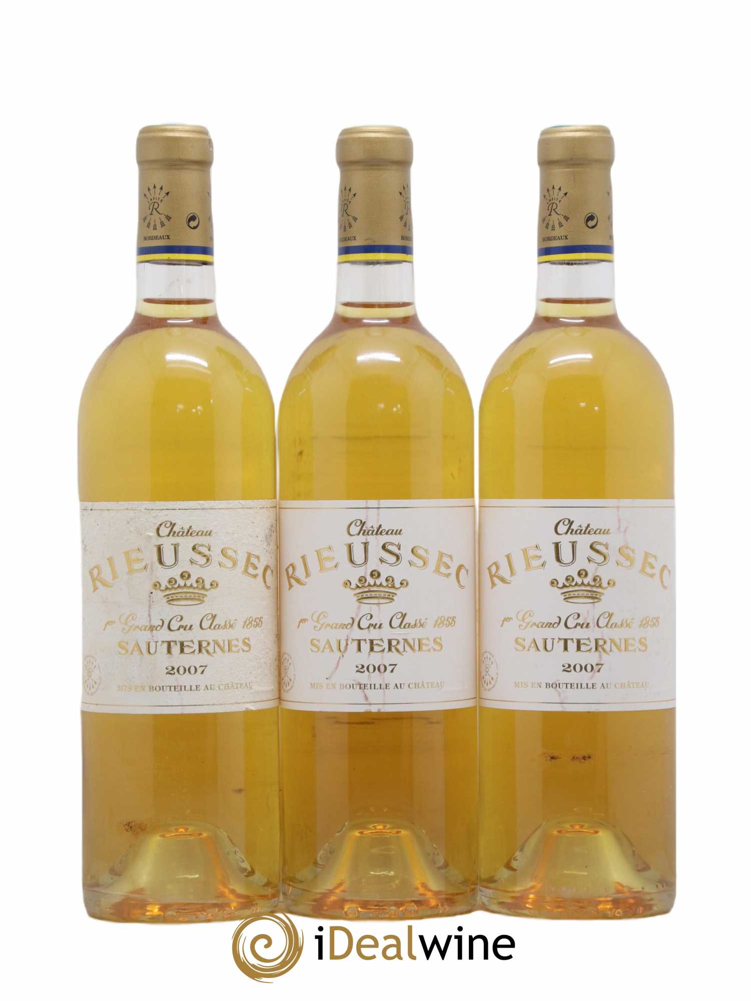 Château Rieussec 1er Grand Cru Classé 2007 - Lotto di 3 bottiglie - 0