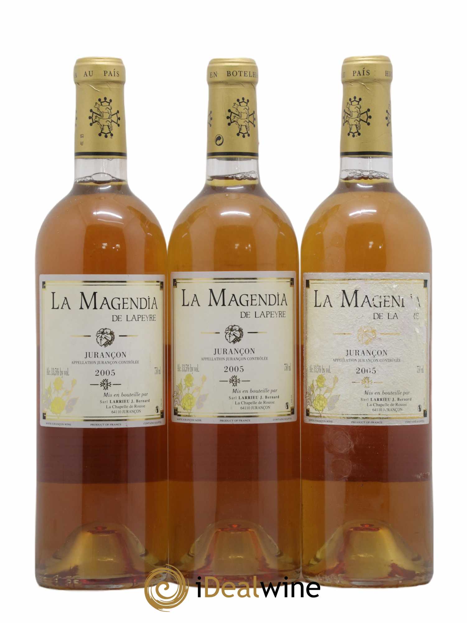 Jurançon La Magendia de Lapeyre 2005 - Posten von 3 Flaschen - 0