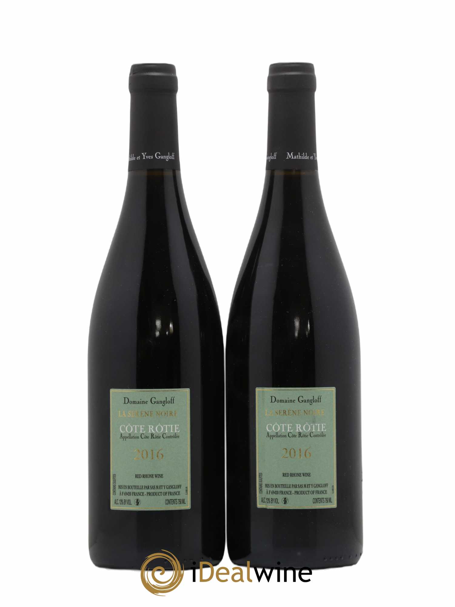 Côte-Rôtie La Sereine Noire Gangloff (Domaine) 2016 - Lot de 2 bouteilles - 1