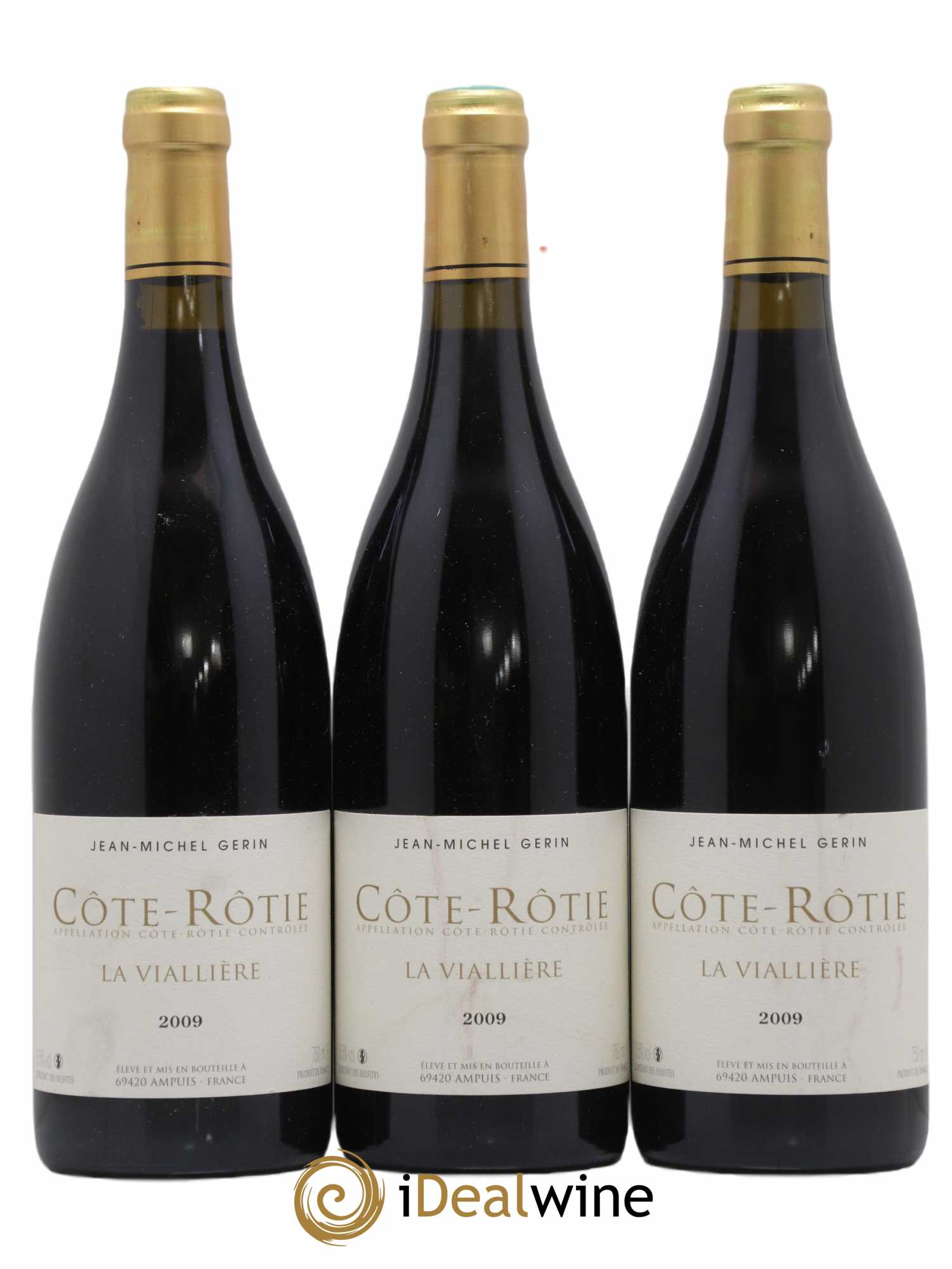 Côte-Rôtie La Viallière Jean-Michel Gerin 2009 - Lot de 3 bouteilles - 0