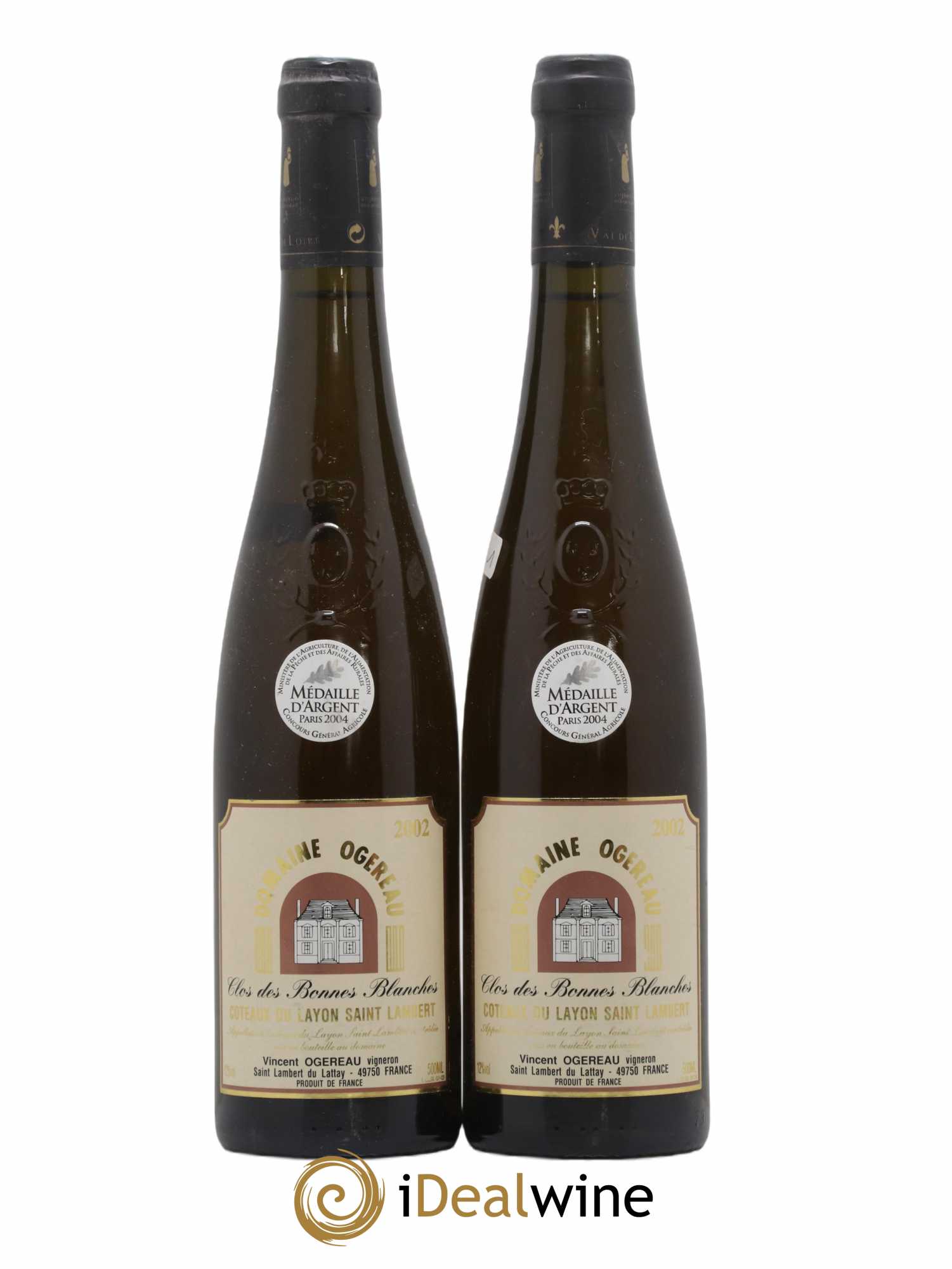 Coteaux du Layon 2002 - Lotto di 2 bottiglie - 0