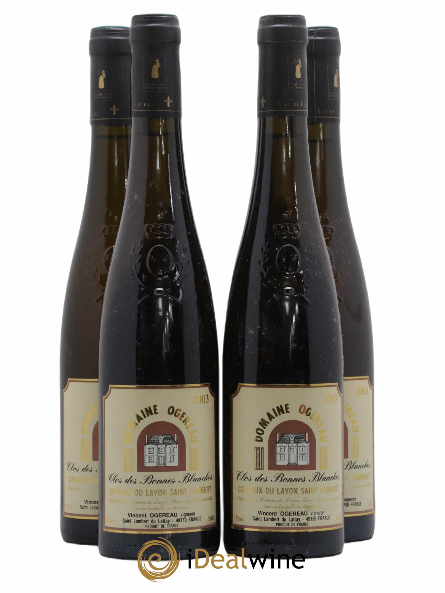 Coteaux du Layon 2003 - Lotto di 4 bottiglie - 0