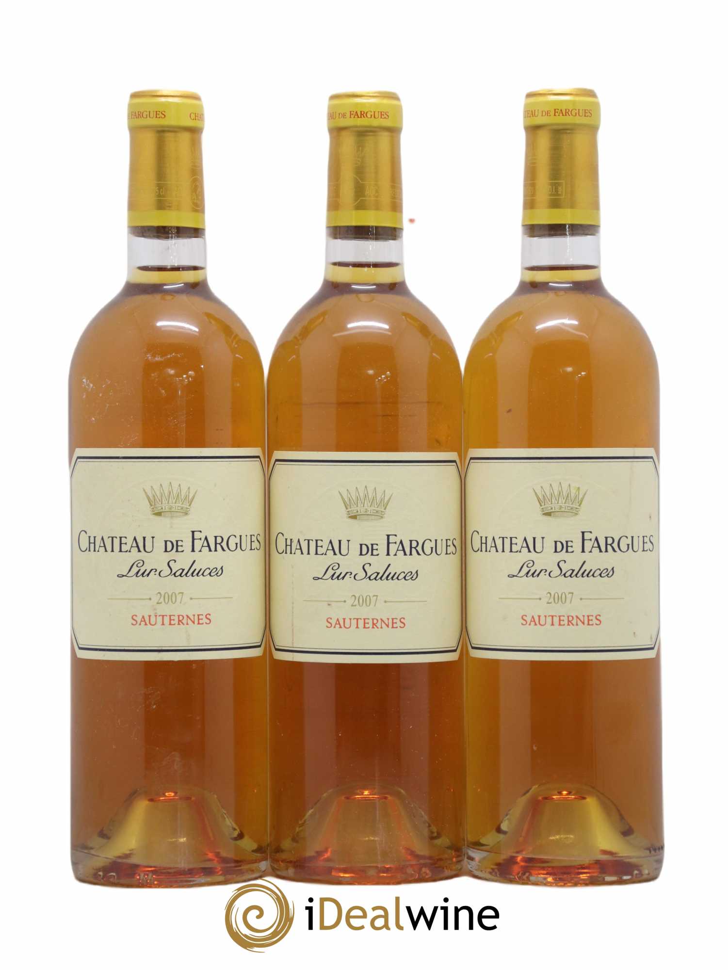 Château de Fargues 2007 - Lotto di 3 bottiglie - 0