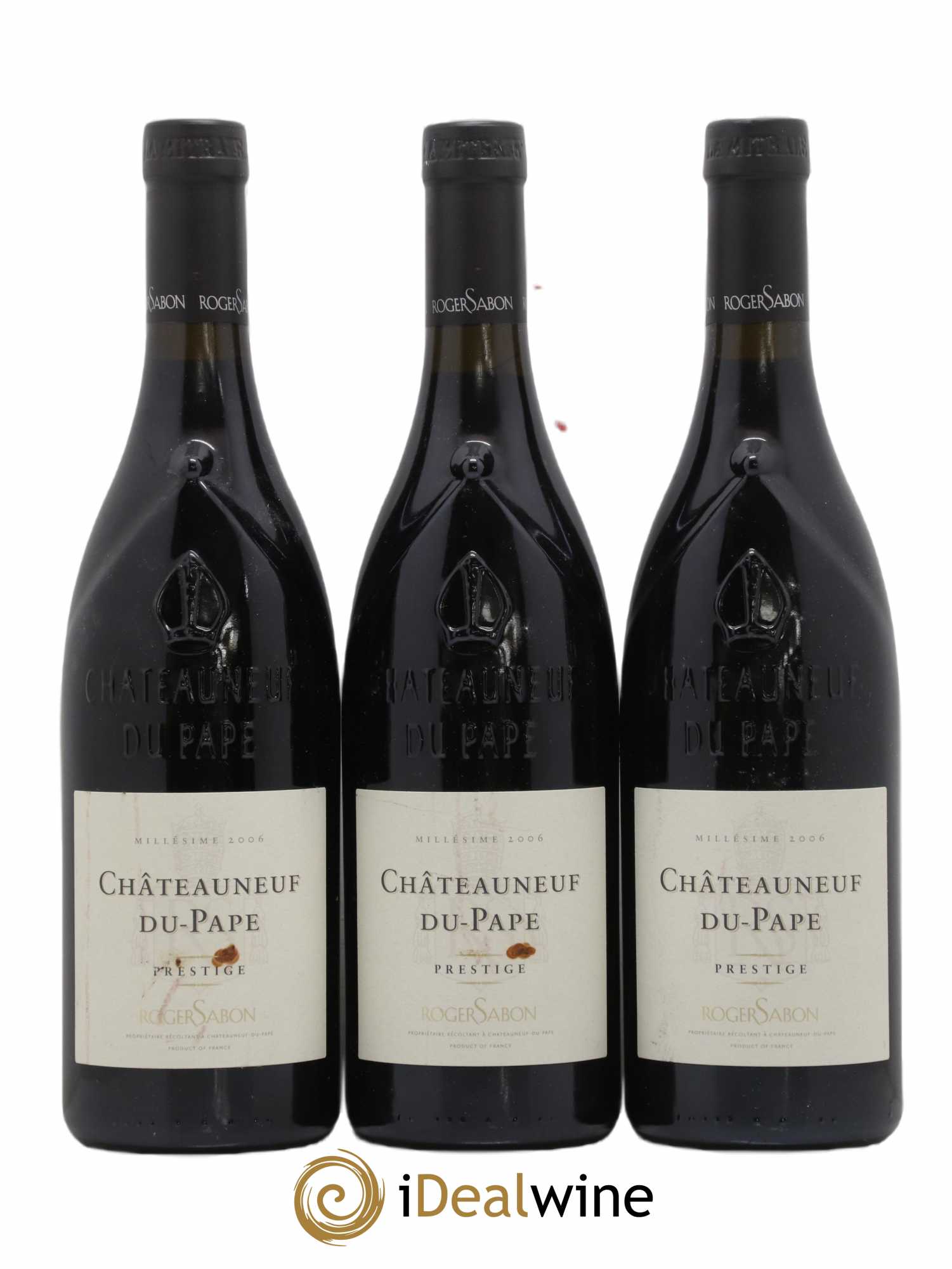 Châteauneuf-du-Pape Cuvée Prestige Roger Sabon (Domaine) 2006 - Lot de 3 bouteilles - 0