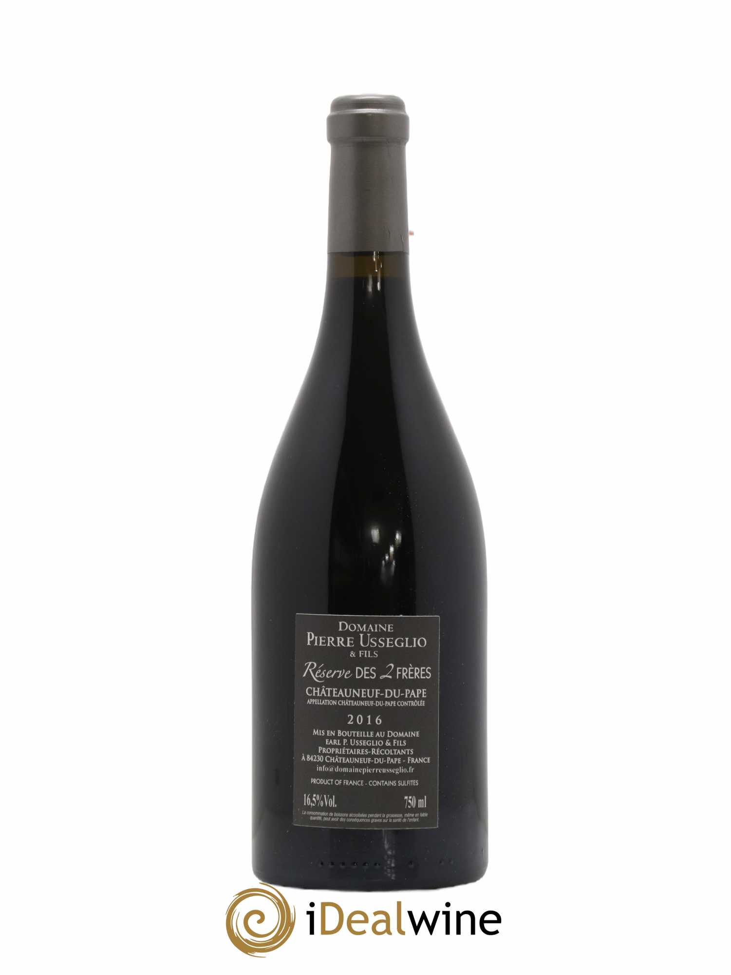 Châteauneuf-du-Pape Réserve des 2 frères Pierre Usseglio & Fils 2016 - Lot de 1 bouteille - 1