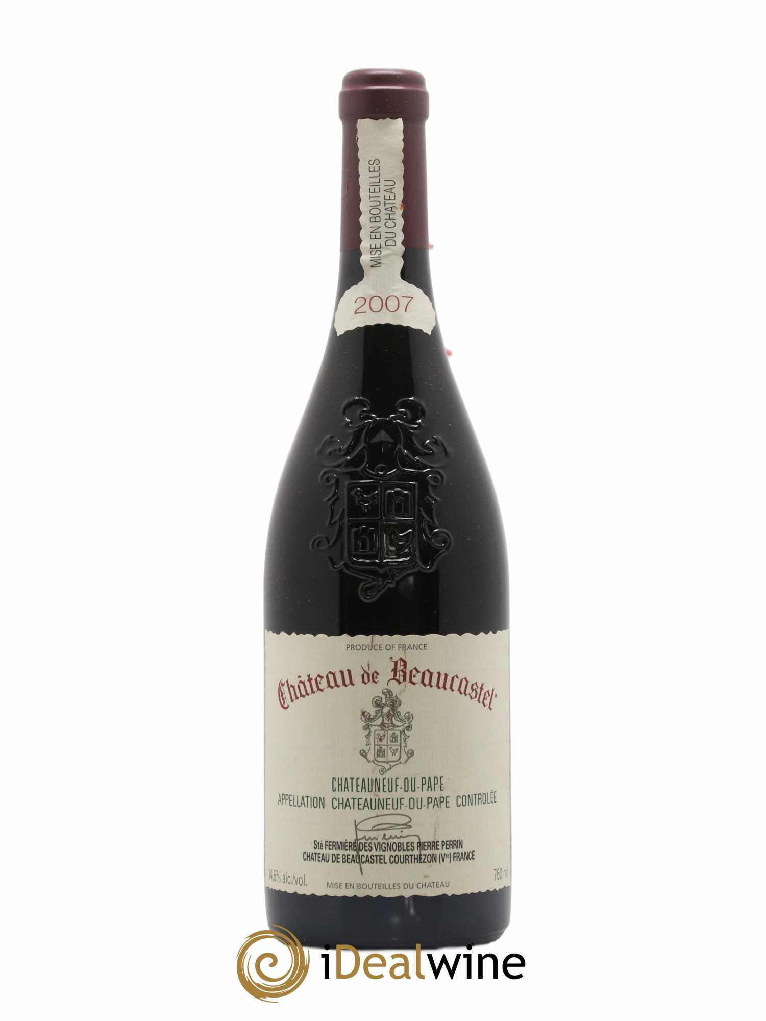 Châteauneuf-du-Pape Château de Beaucastel Famille Perrin 2007 - Lot de 1 bouteille - 0