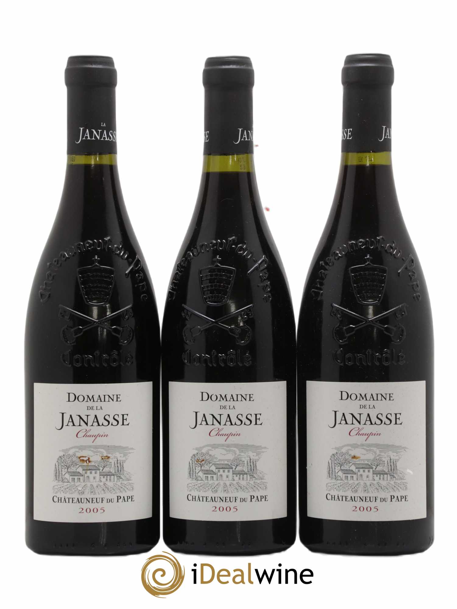 Châteauneuf-du-Pape Cuvée Chaupin La Janasse (Domaine de) 2005 - Lot de 3 bouteilles - 0