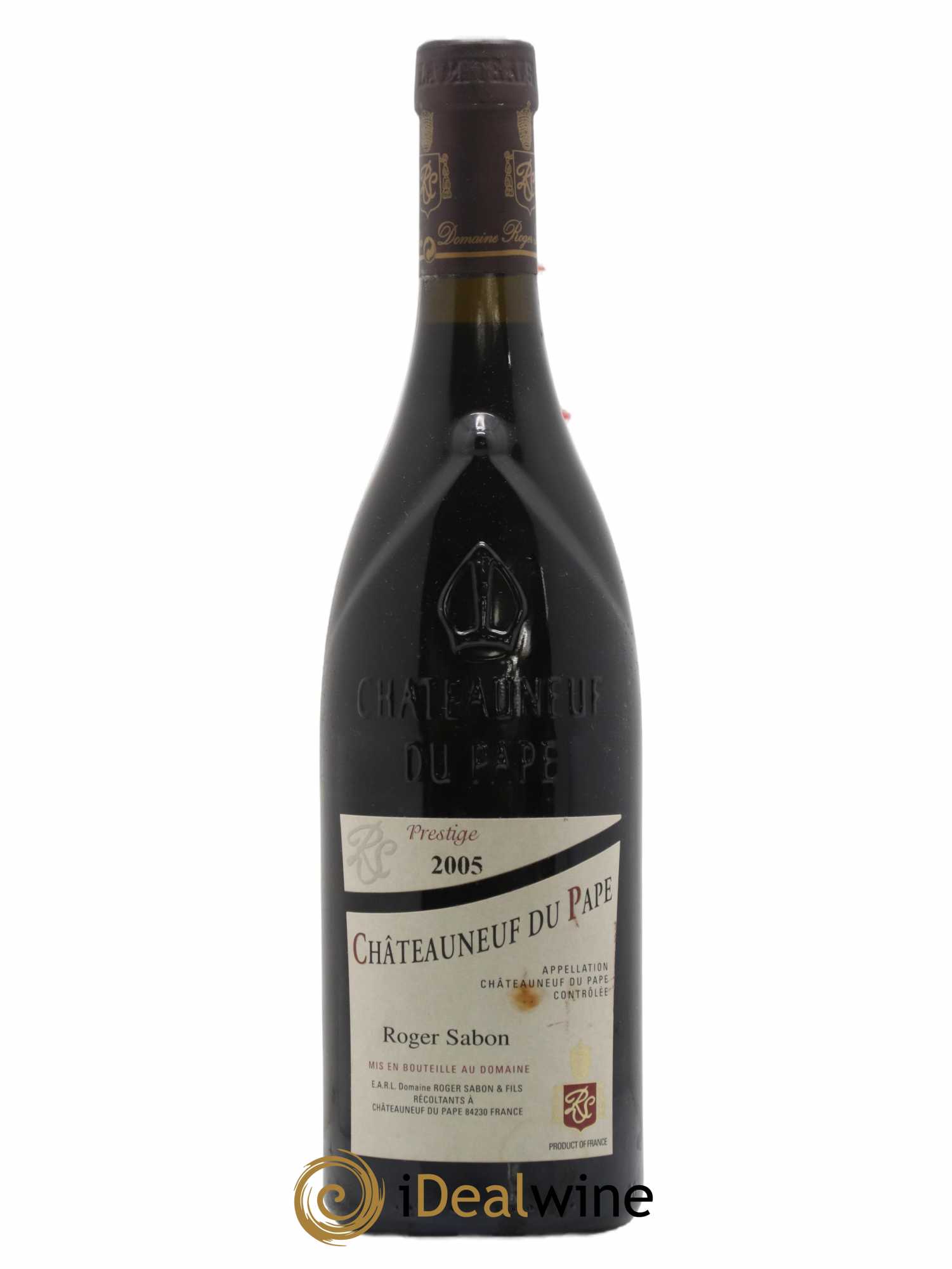 Châteauneuf-du-Pape Cuvée Prestige Roger Sabon (Domaine) 2005 - Lot de 1 bouteille - 0