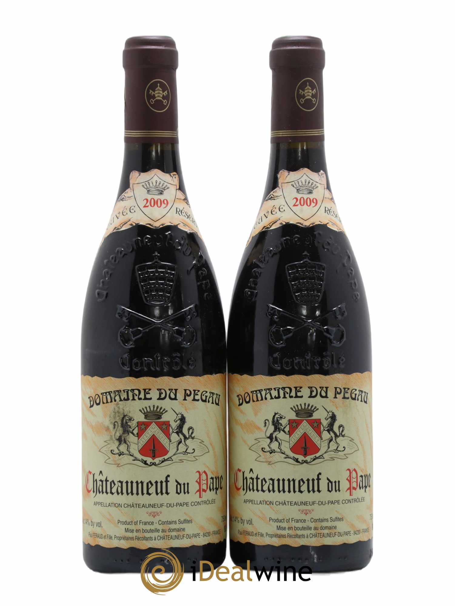 Châteauneuf-du-Pape Domaine du Pégau Cuvée Réservée Paul et Laurence Féraud 2009 - Lot de 2 bouteilles - 0