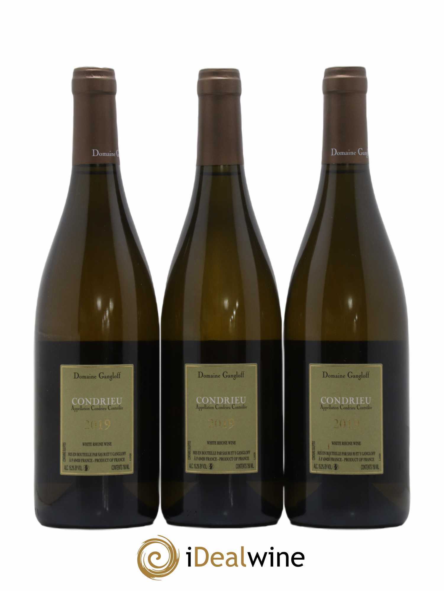 Condrieu Domaine Gangloff (Domaine) 2019 - Lot de 3 bouteilles - 1
