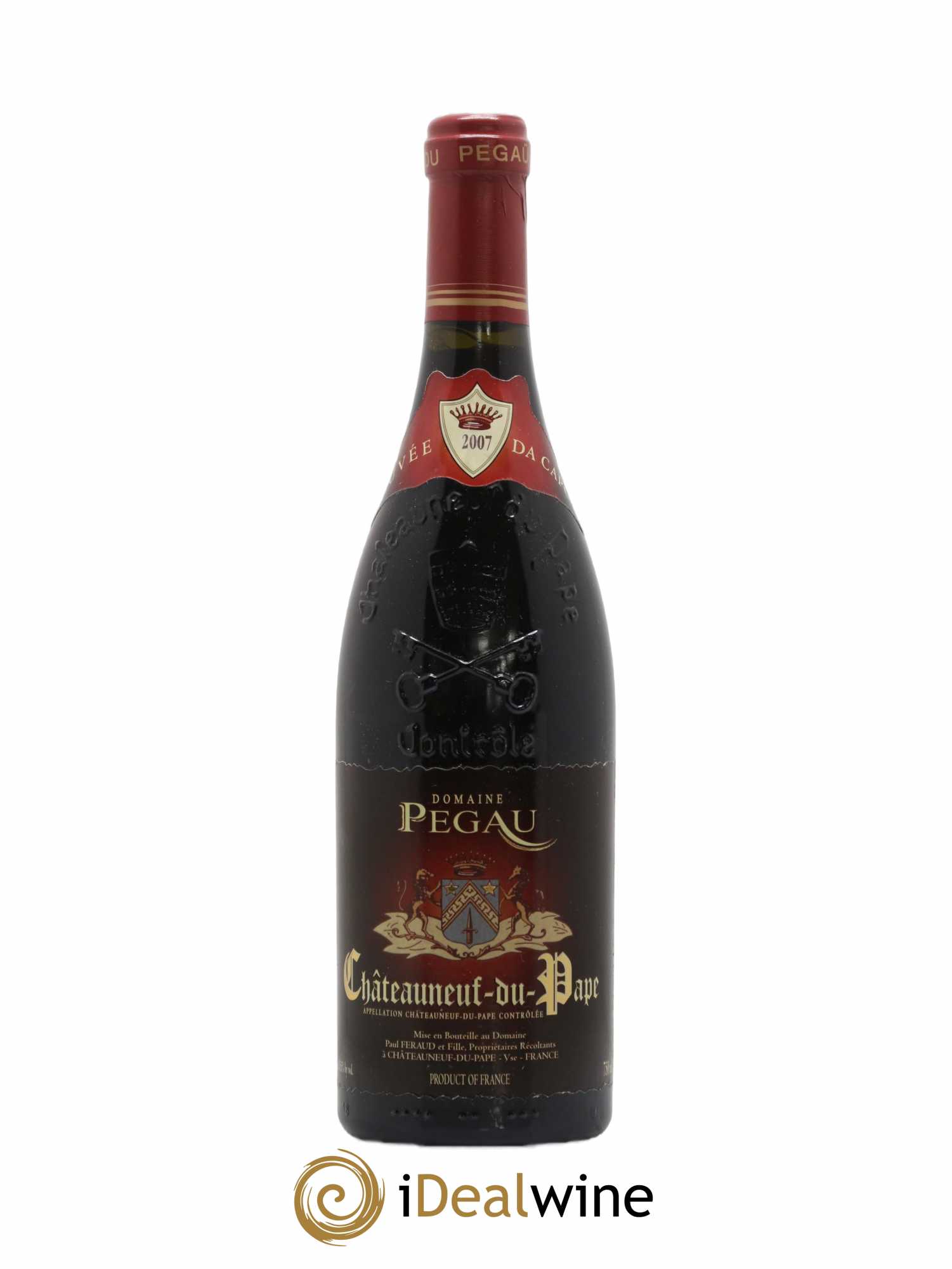 Châteauneuf-du-Pape Domaine du Pégau Cuvée Da Capo Paul et Laurence Féraud 2007 - Lot de 1 bouteille - 0