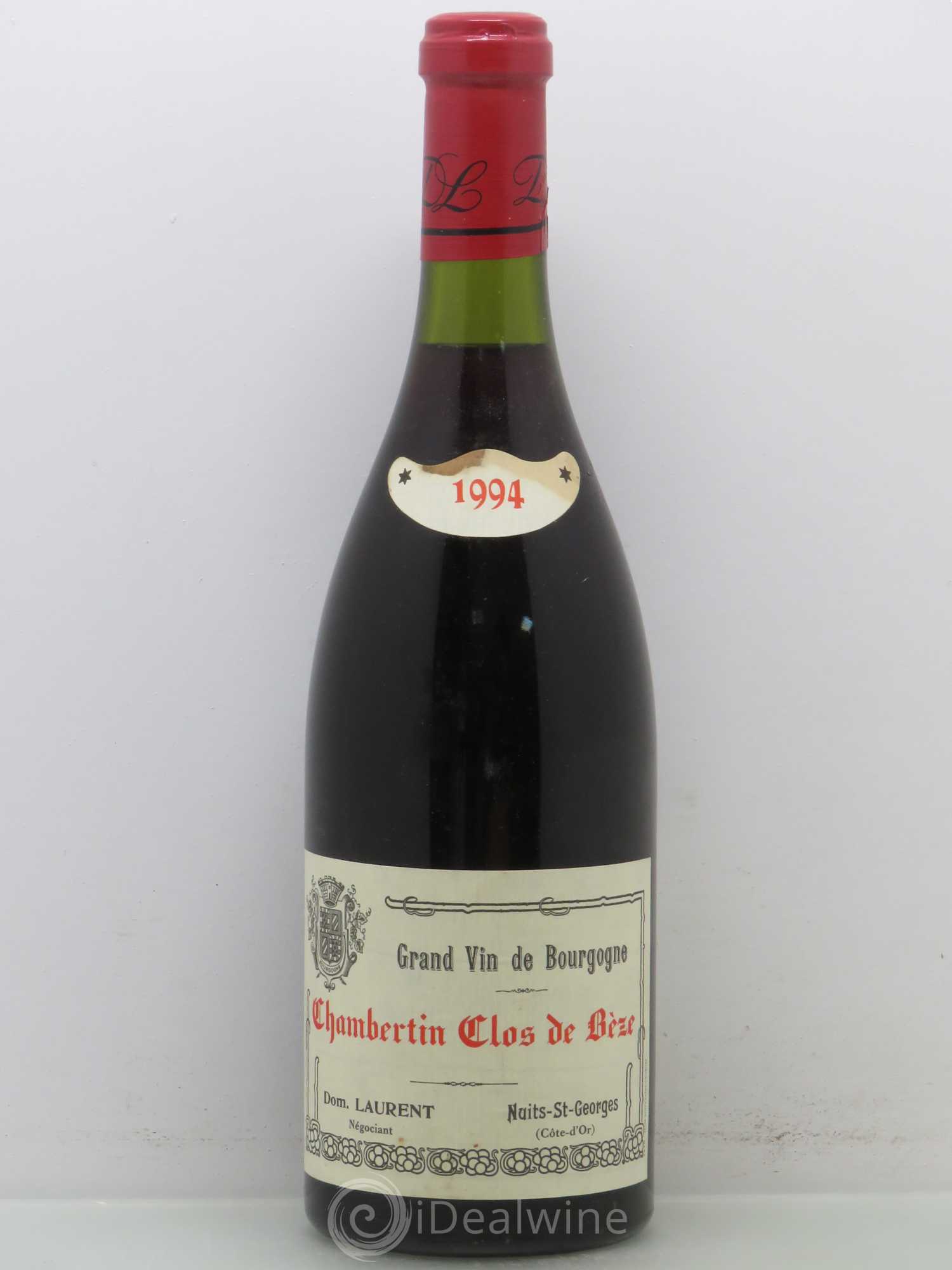 Chambertin Clos de Bèze Grand Cru Grande cuvée Vieilles vignes Dominique Laurent 1994 - Lot de 1 bouteille - 0