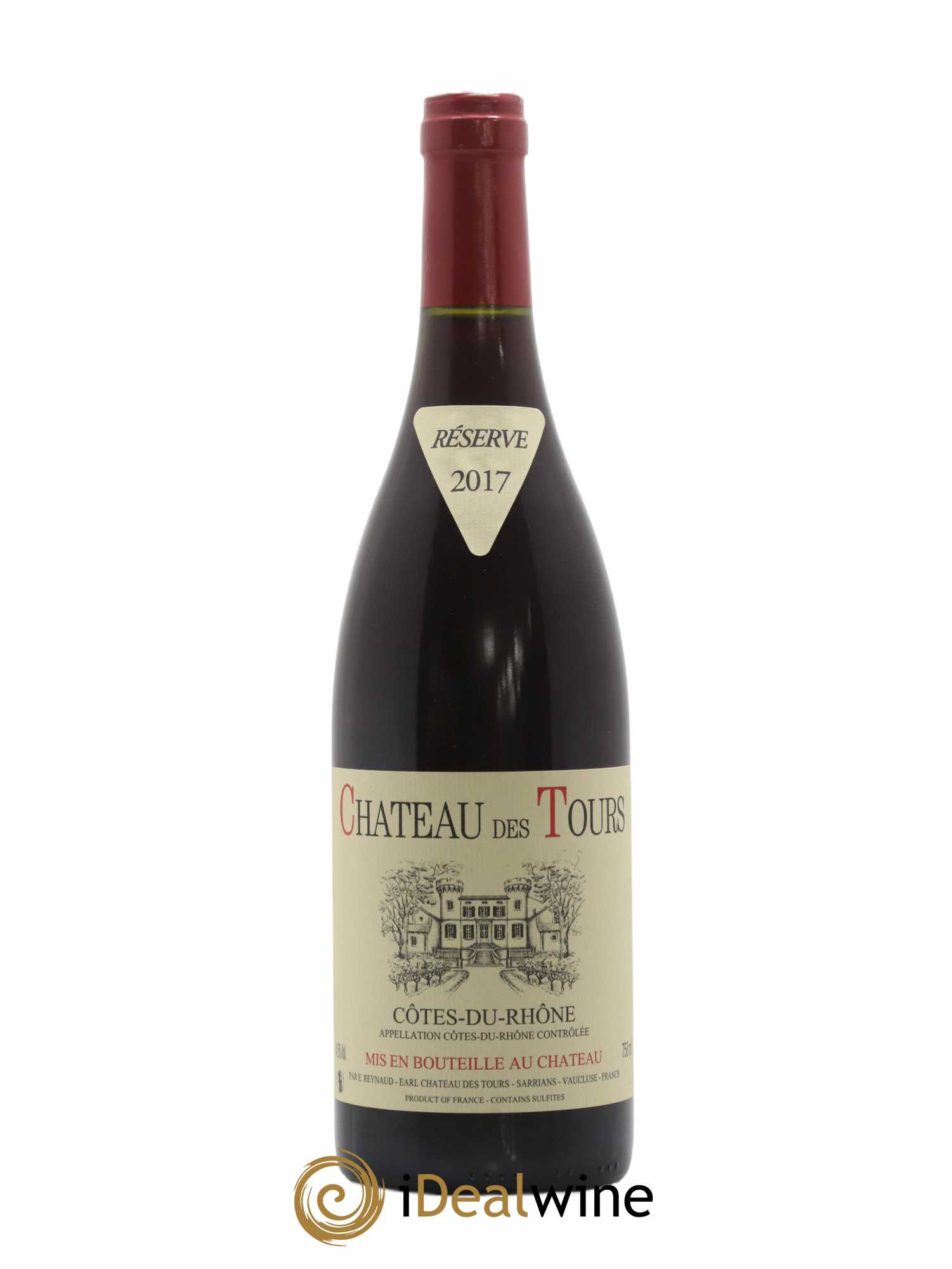 Côtes-du-Rhône Château des Tours Emmanuel Reynaud 2017 - Lot de 1 bouteille - 0
