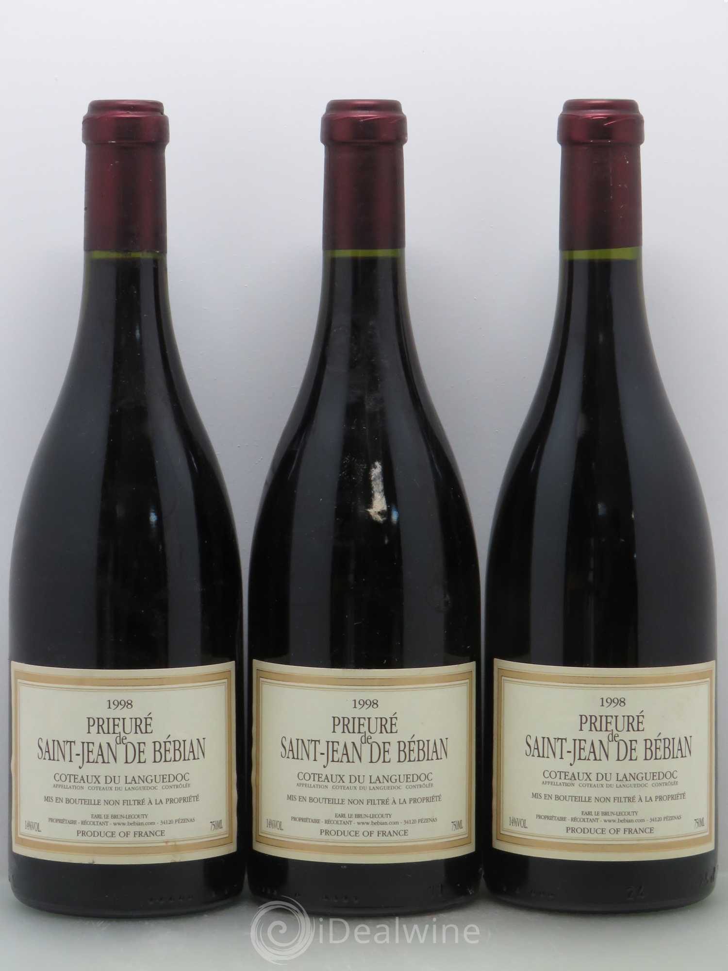 Languedoc Prieuré St-Jean de Bébian 1998 - Lot de 6 bouteilles - 2