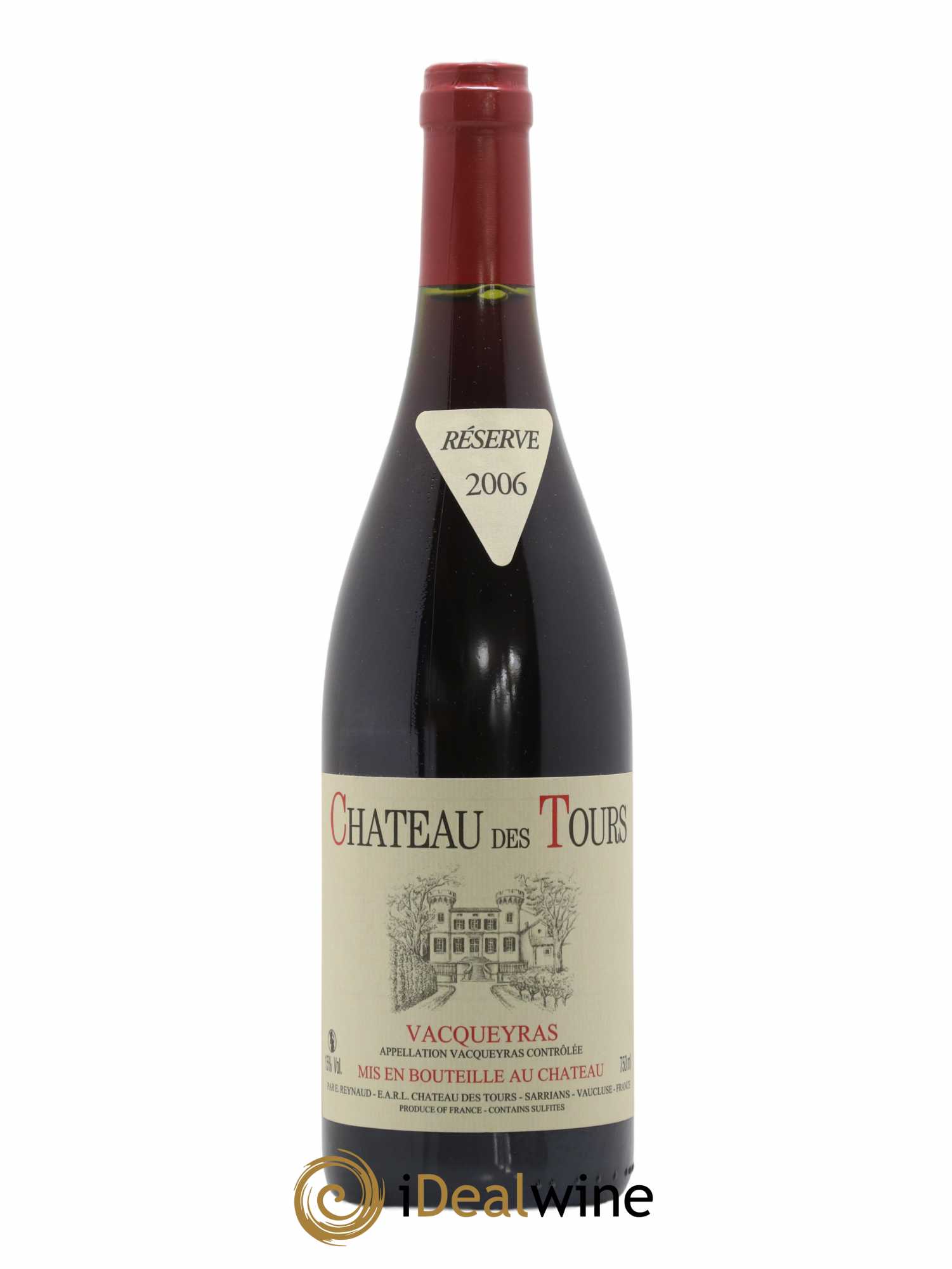 Vacqueyras Château des Tours Emmanuel Reynaud 2006 - Lot de 1 bouteille - 0