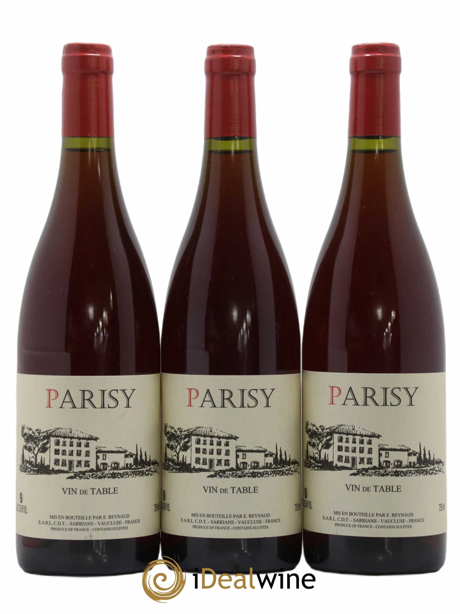 Vin de Table Parisy Emmanuel Reynaud - Posten von 3 Flaschen - 0