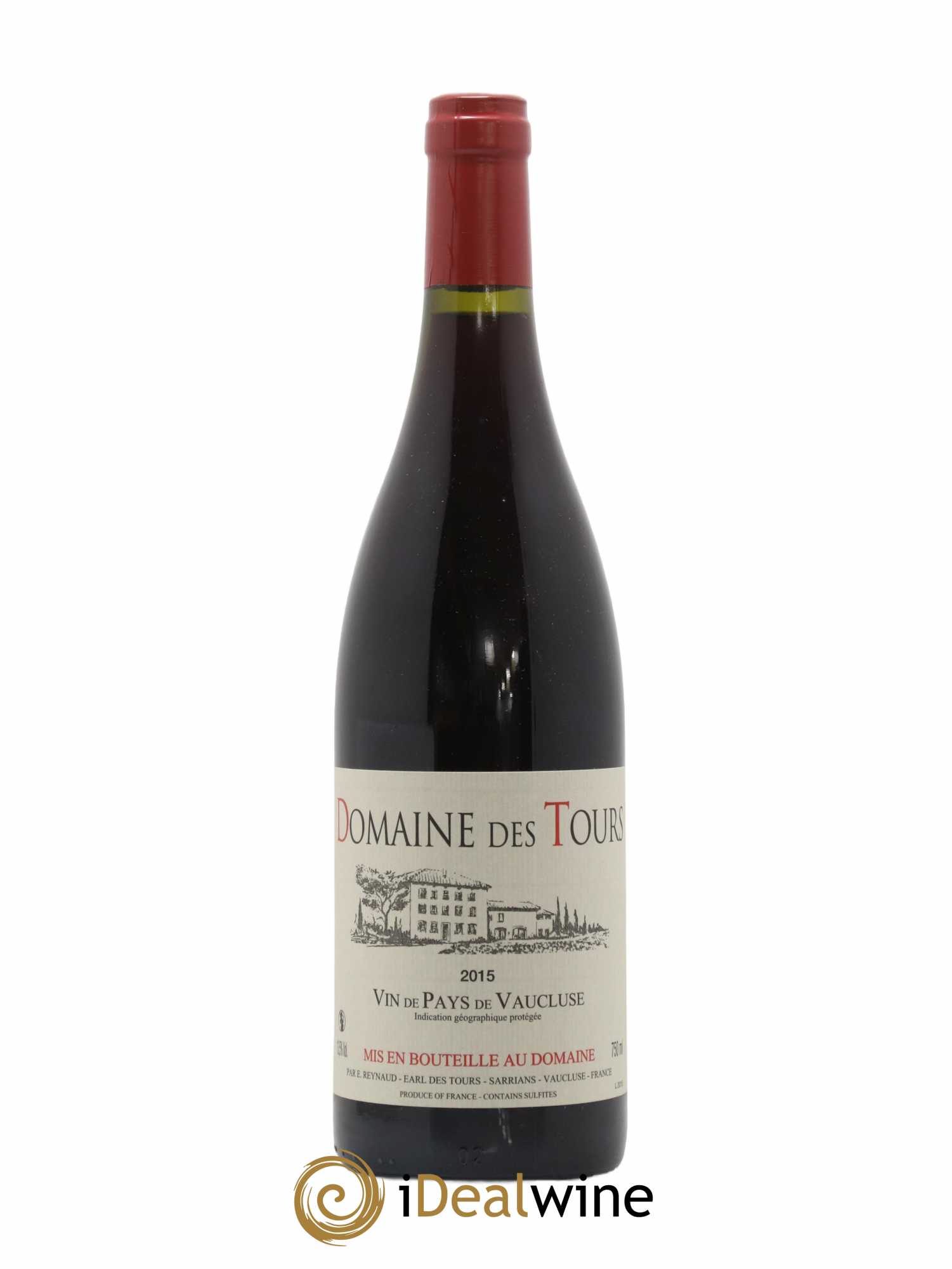 Vaucluse (Vin de Pays de Vaucluse) Domaine des Tours Emmanuel Reynaud 2015 - Lot de 1 bouteille - 0