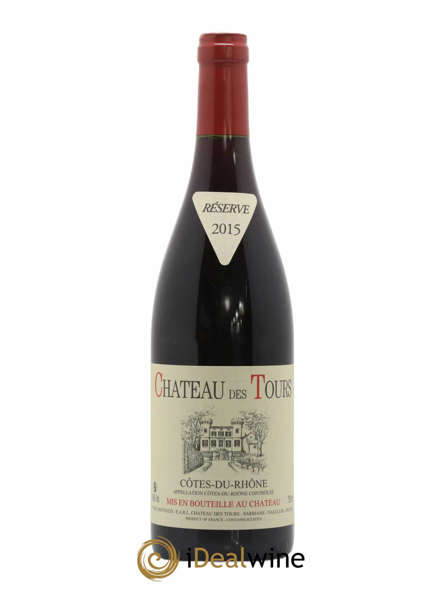 Côtes-du-Rhône Château des Tours Emmanuel Reynaud 2015 - Lot de 1 bouteille - 0