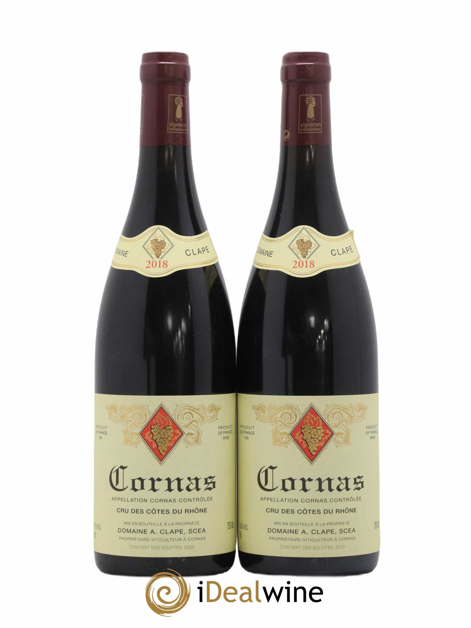 Cornas Auguste Clape 2018 - Lot de 2 bouteilles - 0