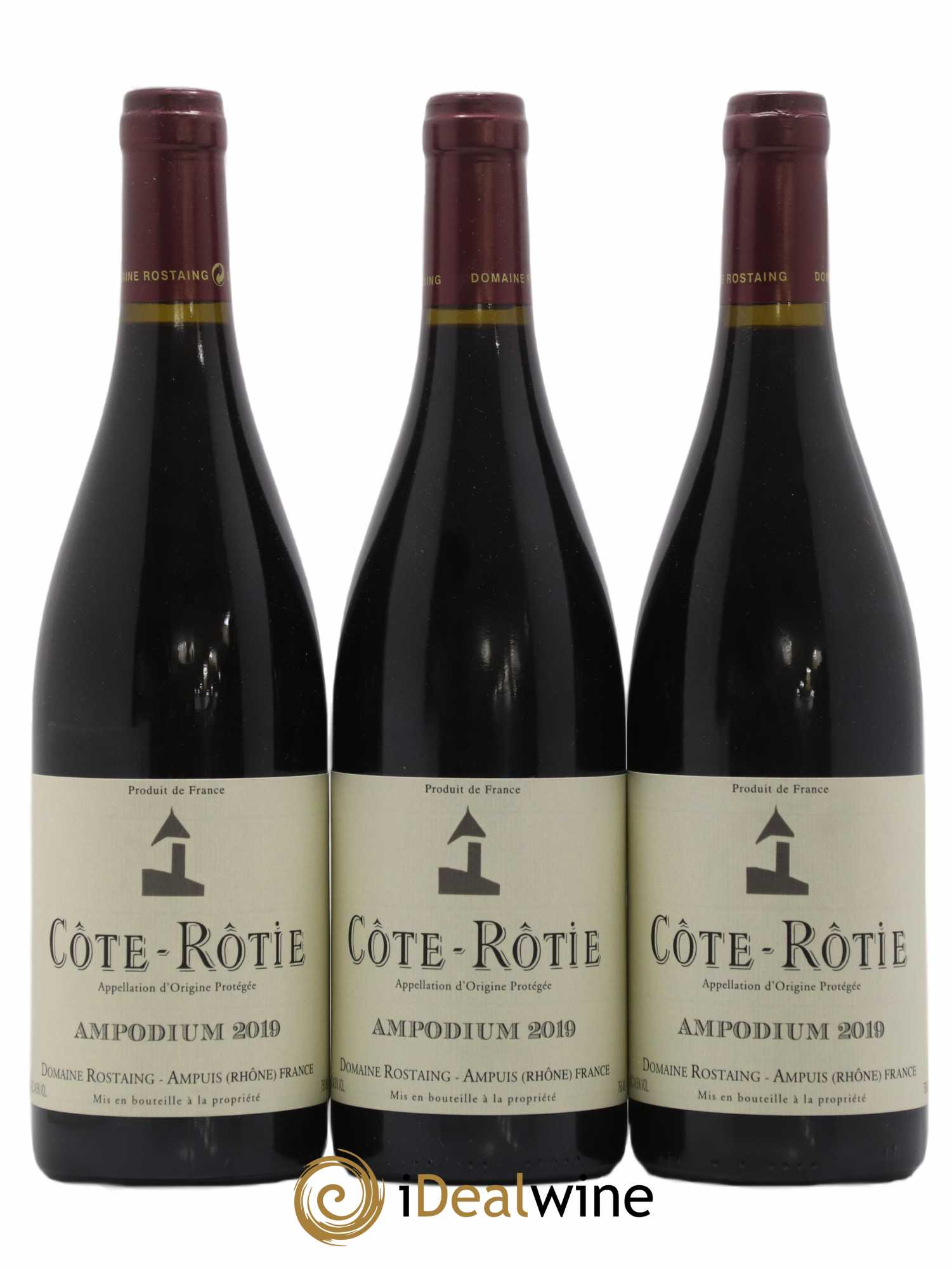 Côte-Rôtie Ampodium René Rostaing 2019 - Lotto di 3 bottiglie - 0