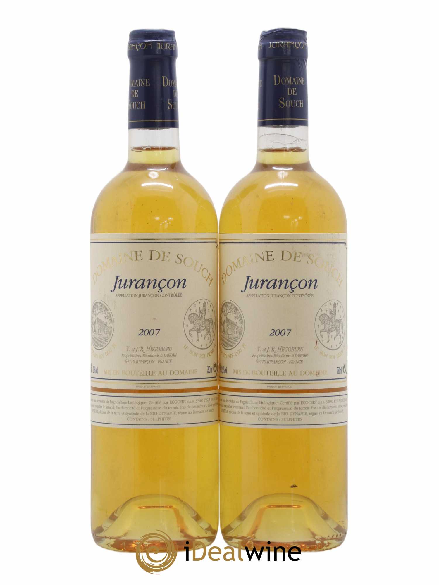 Jurançon Souch (Domaine de) 2007 - Lotto di 2 bottiglie - 0