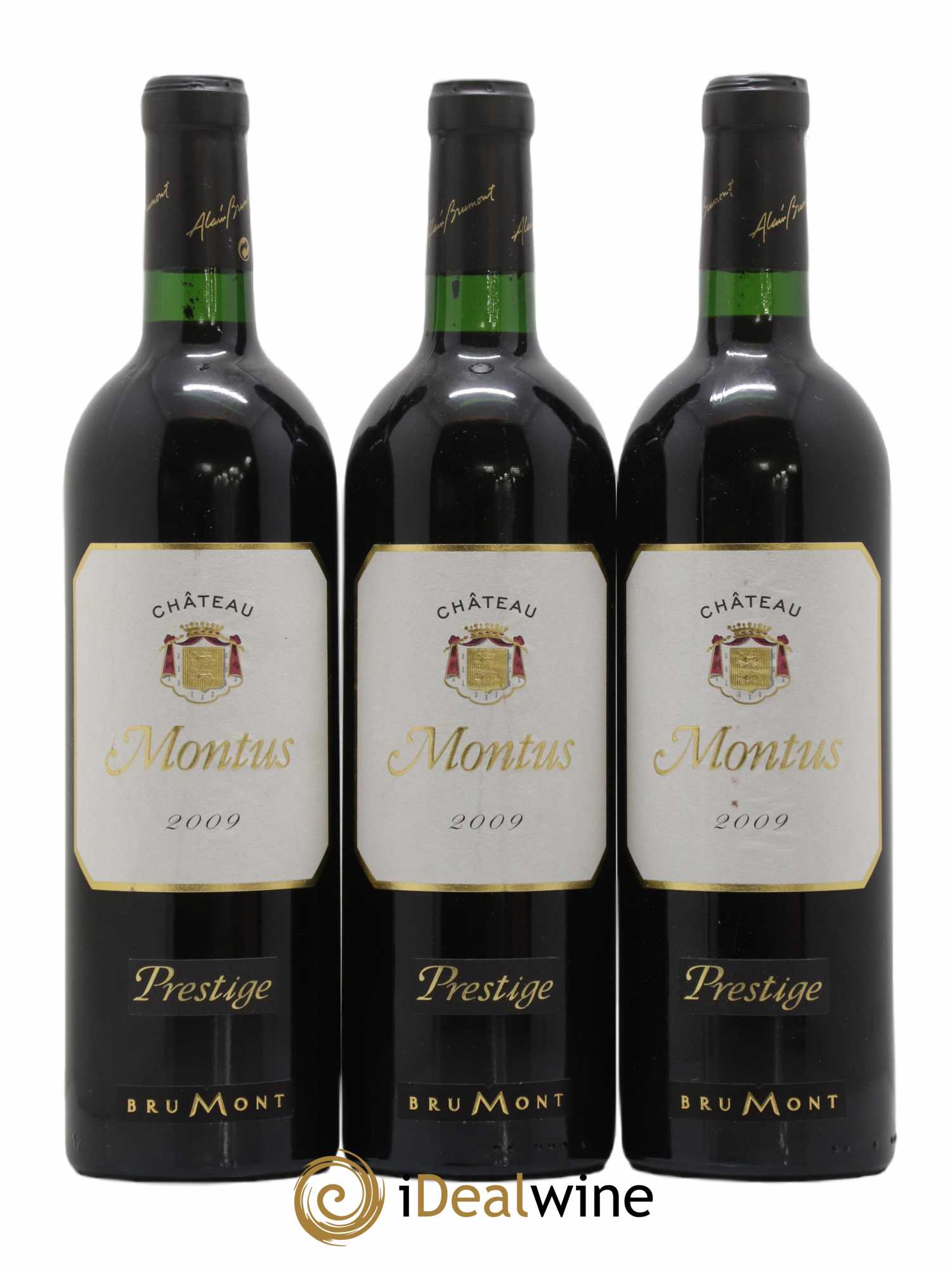 Madiran Château Montus-Prestige Alain Brumont 2009 - Lot de 3 bouteilles - 0