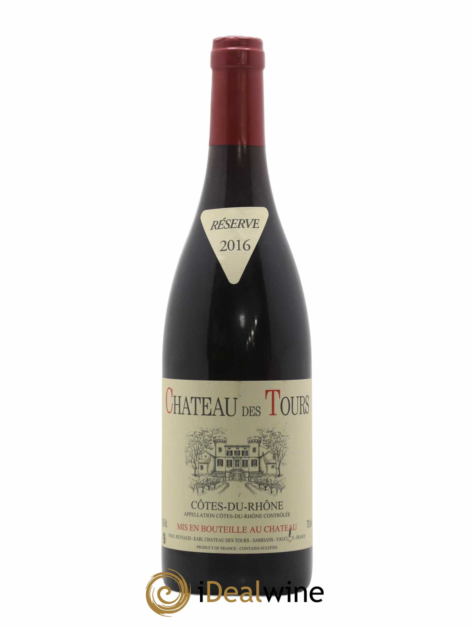 Côtes-du-Rhône Château des Tours Emmanuel Reynaud 2016 - Lot de 1 bouteille - 0