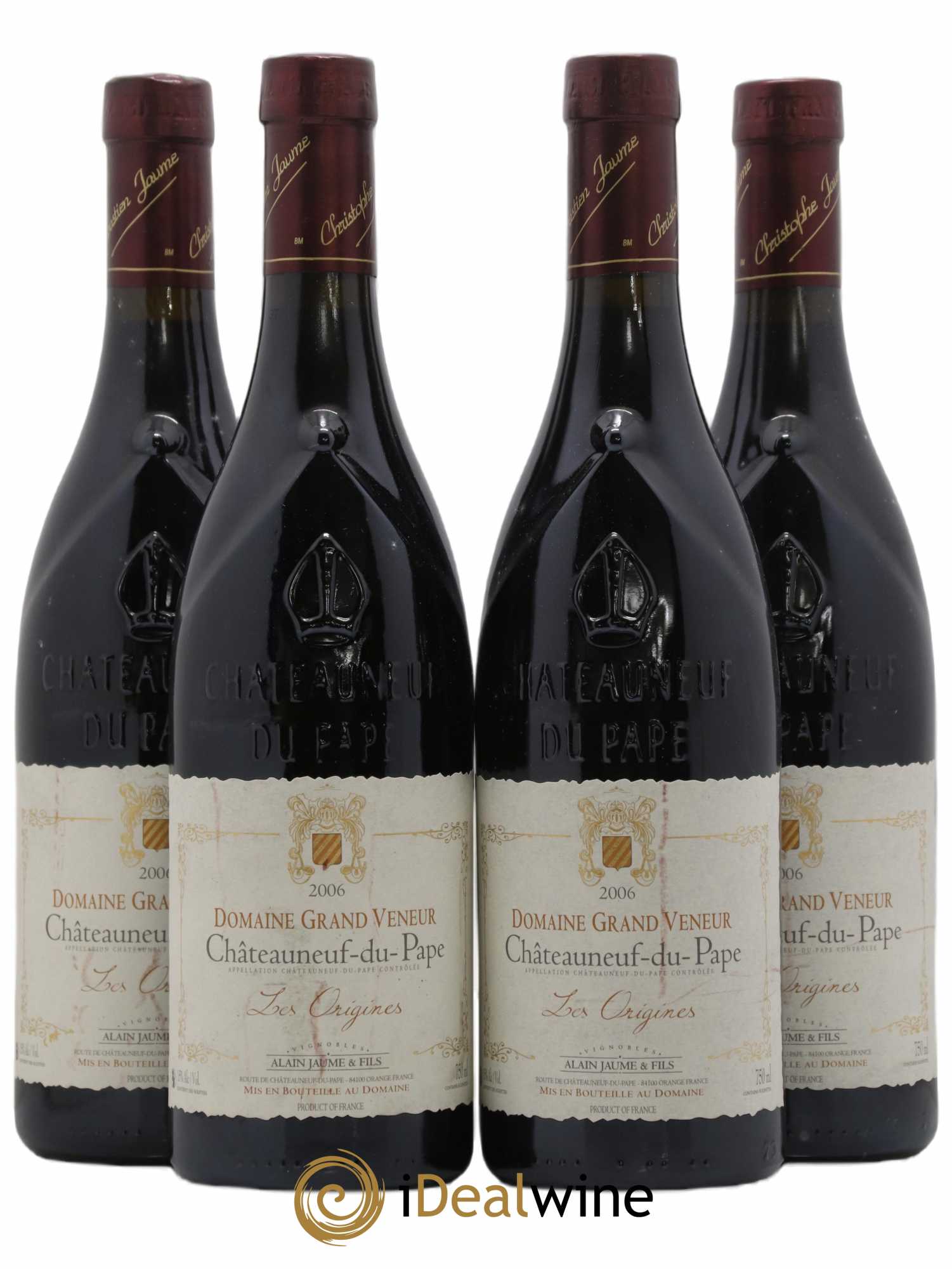 Châteauneuf-du-Pape Les Origines Grand Veneur (Domaine) 2006 - Lotto di 4 bottiglie - 0