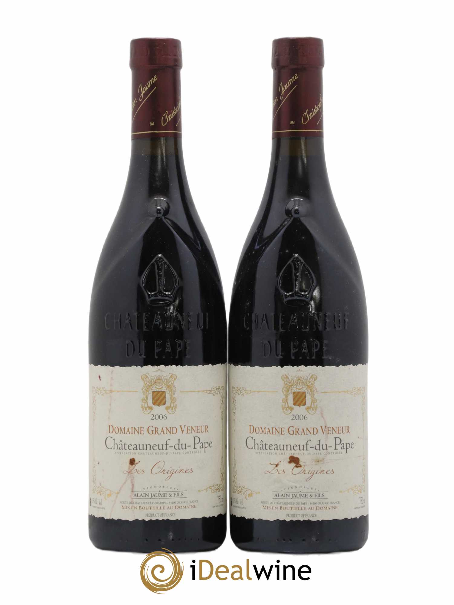 Châteauneuf-du-Pape Les Origines Grand Veneur (Domaine) 2006 - Lot de 2 bouteilles - 0