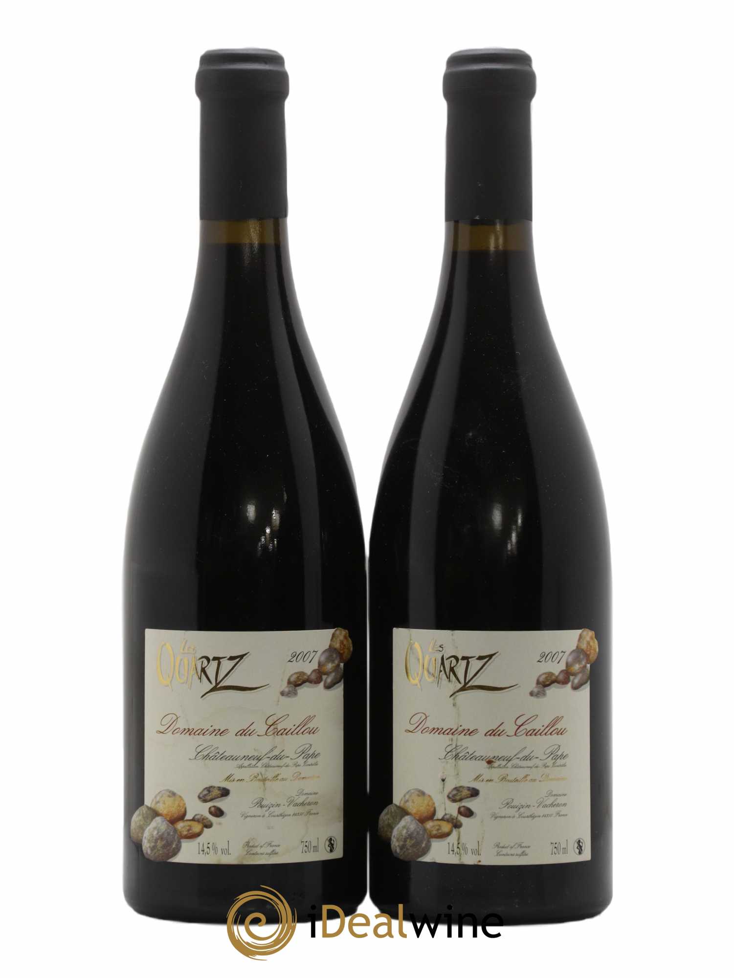 Châteauneuf-du-Pape Les Quartz Clos du Caillou 2007 - Lot de 2 bouteilles - 0