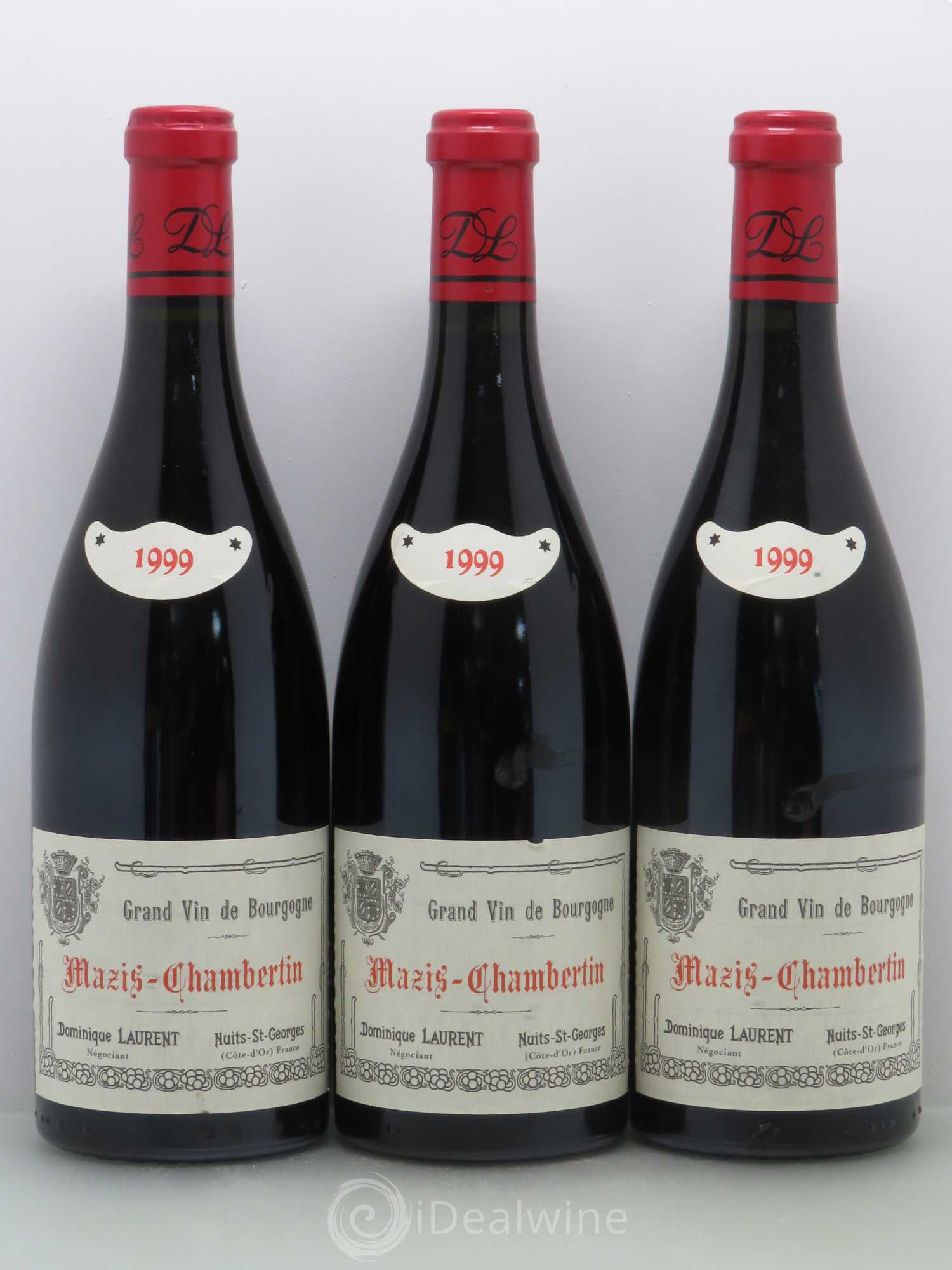 Mazis-Chambertin Grand Cru Dominique Laurent Cuvée A 1999 - Lot de 3 bouteilles - 0