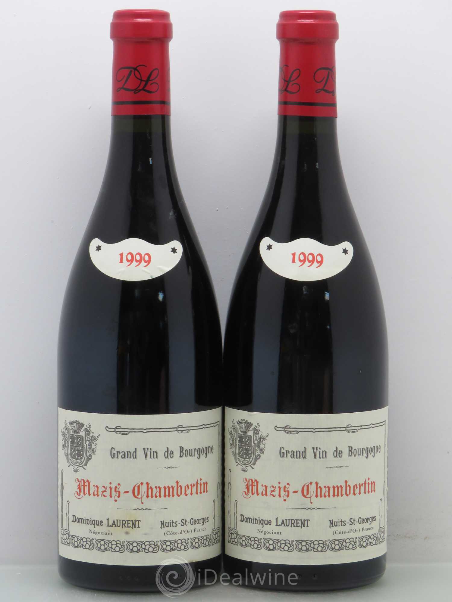 Mazis-Chambertin Grand Cru Dominique Laurent 1999 - Lot de 2 bouteilles - 0