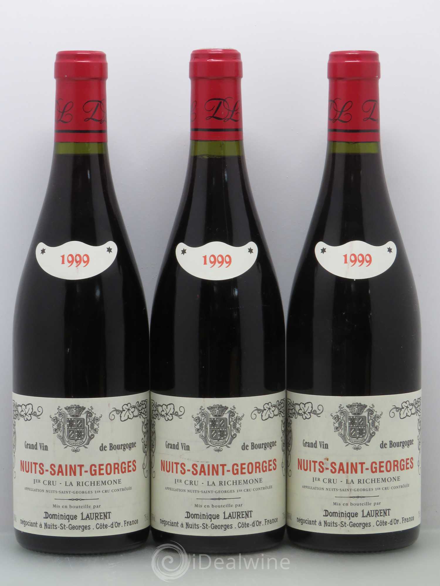 Nuits-Saint-Georges 1er Cru La Richemone Domaine Laurent 1999 - Lot de 6 bouteilles - 2