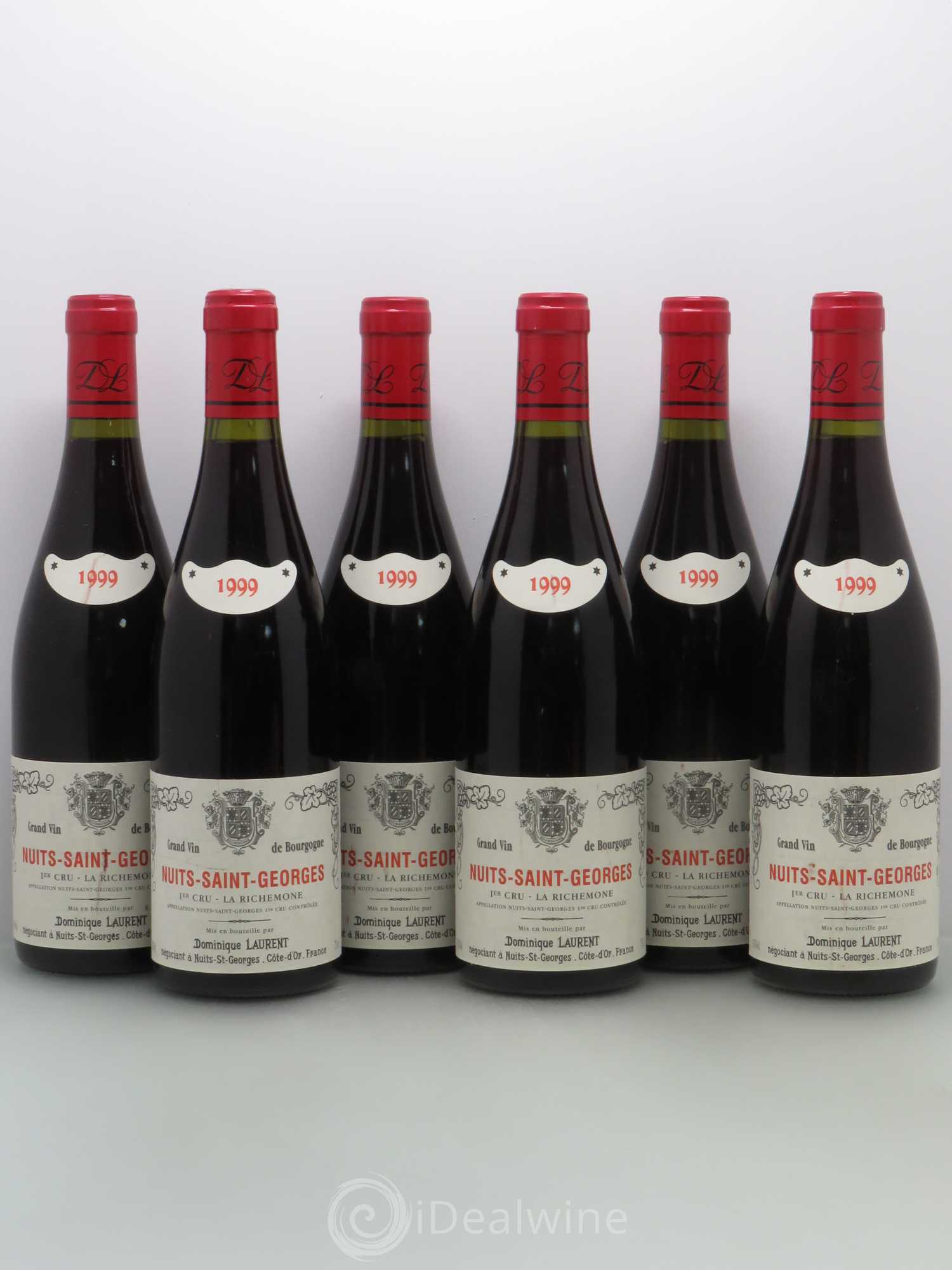 Nuits-Saint-Georges 1er Cru La Richemone Domaine Laurent 1999 - Lot de 6 bouteilles - 0