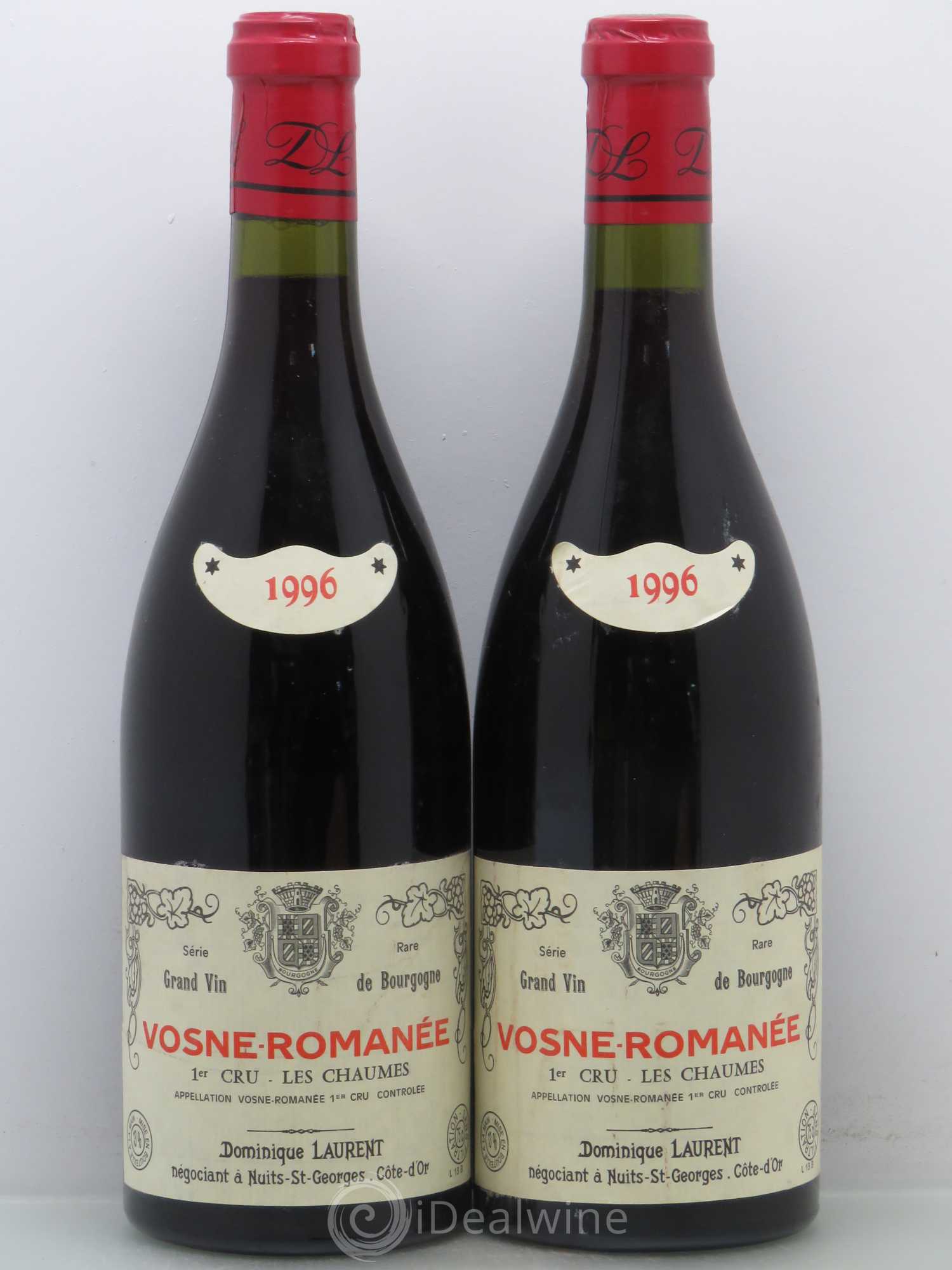 Vosne-Romanée 1er Cru Les Chaumes Domaine Laurent Série Rare 1996 - Posten von 2 Flaschen - 0
