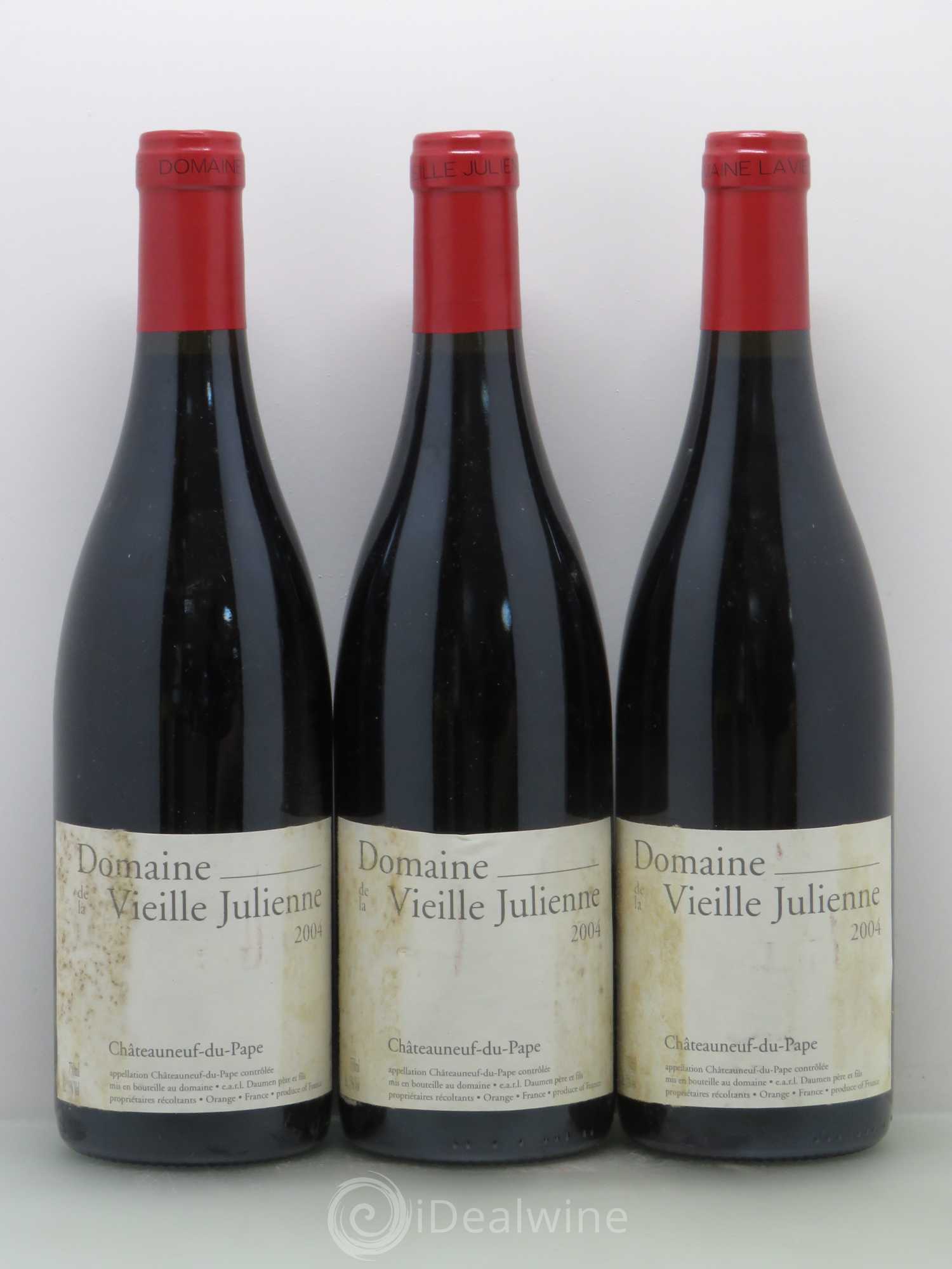 Châteauneuf-du-Pape Vieille Julienne (Domaine de la) Jean-Paul Daumen 2004 - Lot de 6 bouteilles - 2