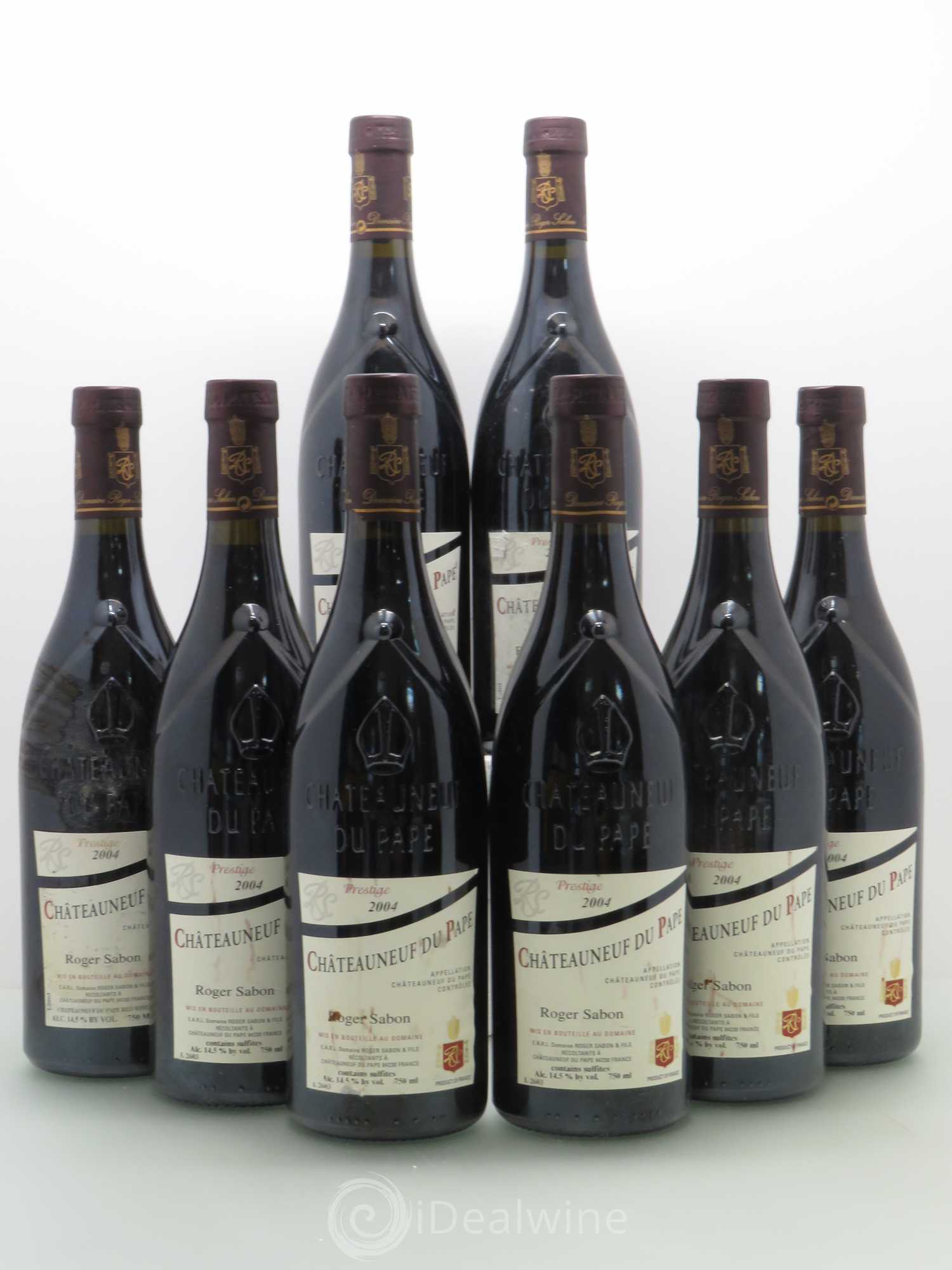 Châteauneuf-du-Pape Cuvée Prestige Roger Sabon (Domaine) 2004 - Lot de 8 bouteilles - 0
