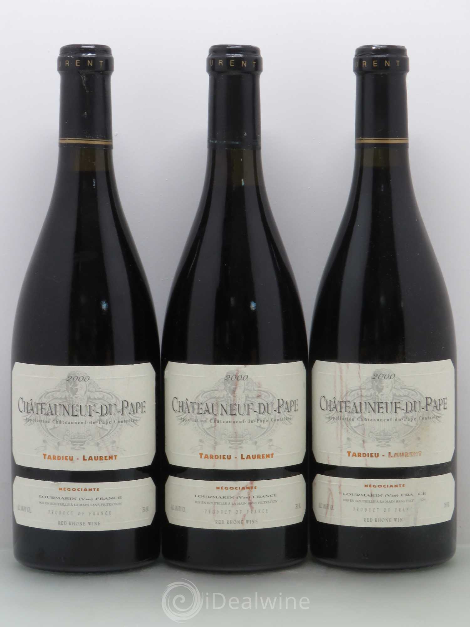 Châteauneuf-du-Pape Domaine Tardieu-Laurent Famille Tardieu 2000 - Lot de 6 bouteilles - 2
