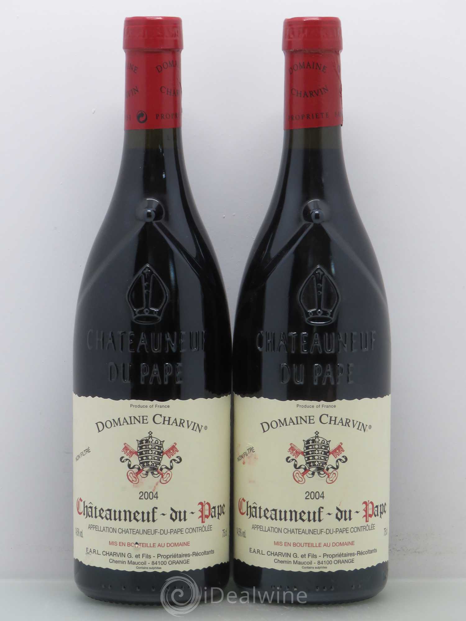 Châteauneuf-du-Pape Charvin (Domaine) 2004 - Lot de 2 bouteilles - 0