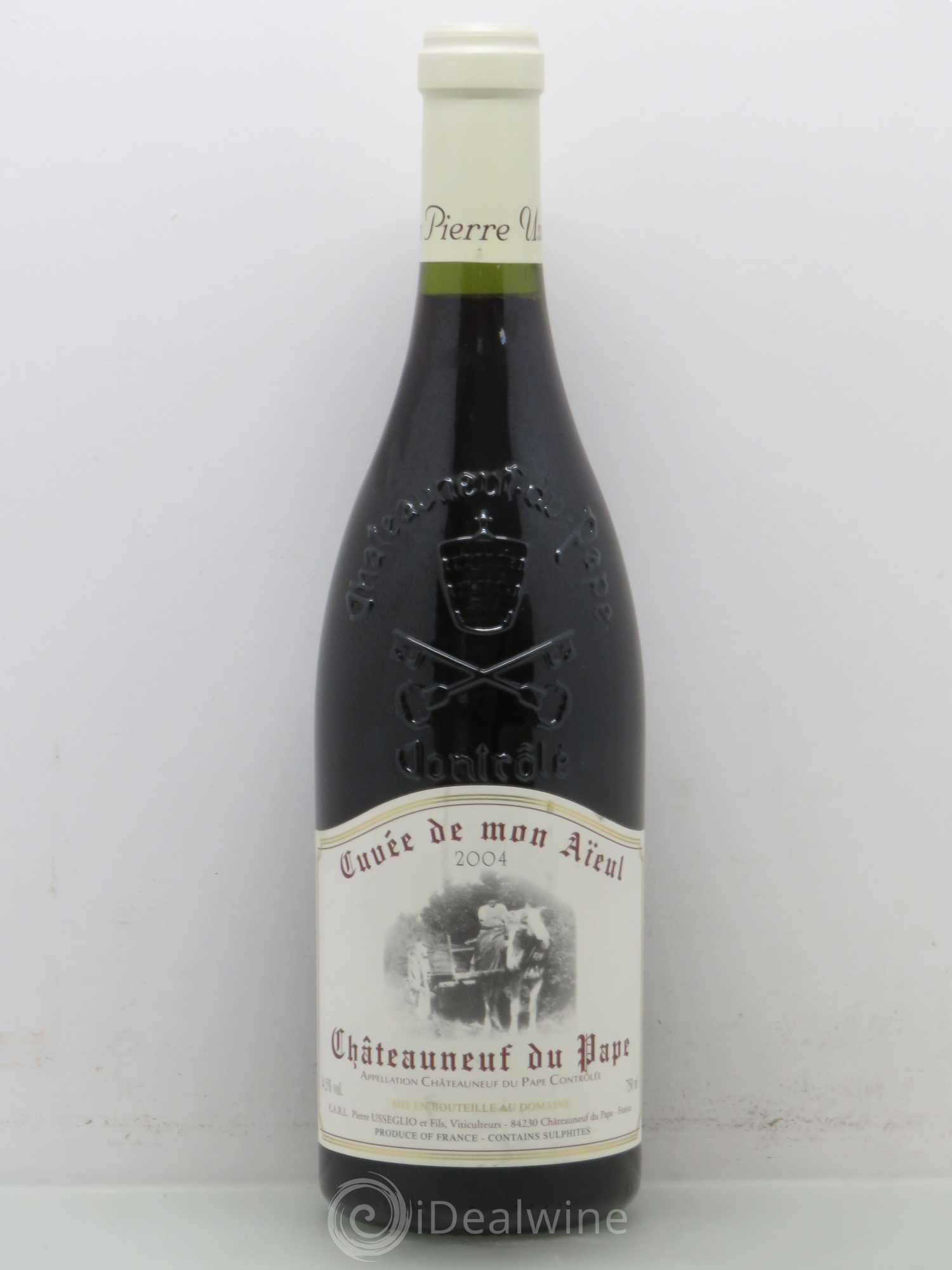 Châteauneuf-du-Pape Cuvée de mon Aïeul Pierre Usseglio & Fils 2004 - Lot de 1 bouteille - 0