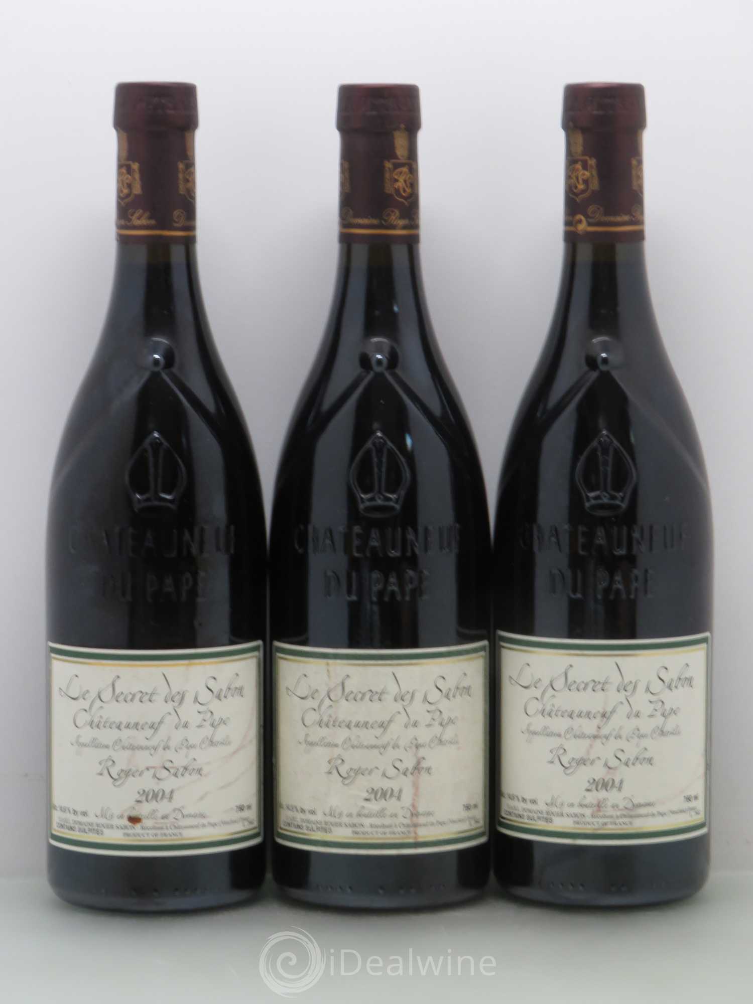 Châteauneuf-du-Pape Le Secret des Sabon Domaine Roger Sabon 2004 - Lot de 6 bouteilles - 2